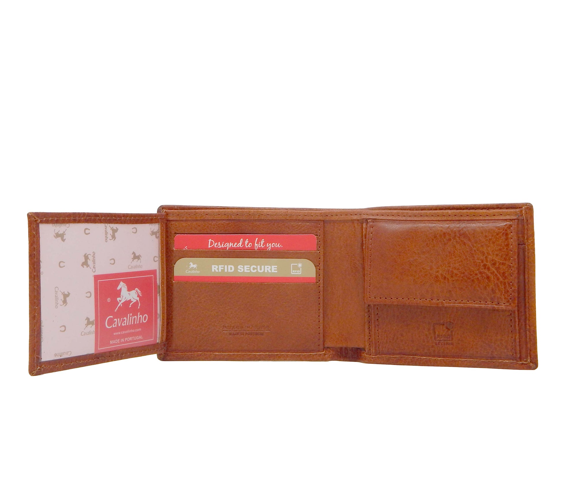 Cavalinho Men's Trifold Leather Wallet - SaddleBrown - 28610517.13.99_5