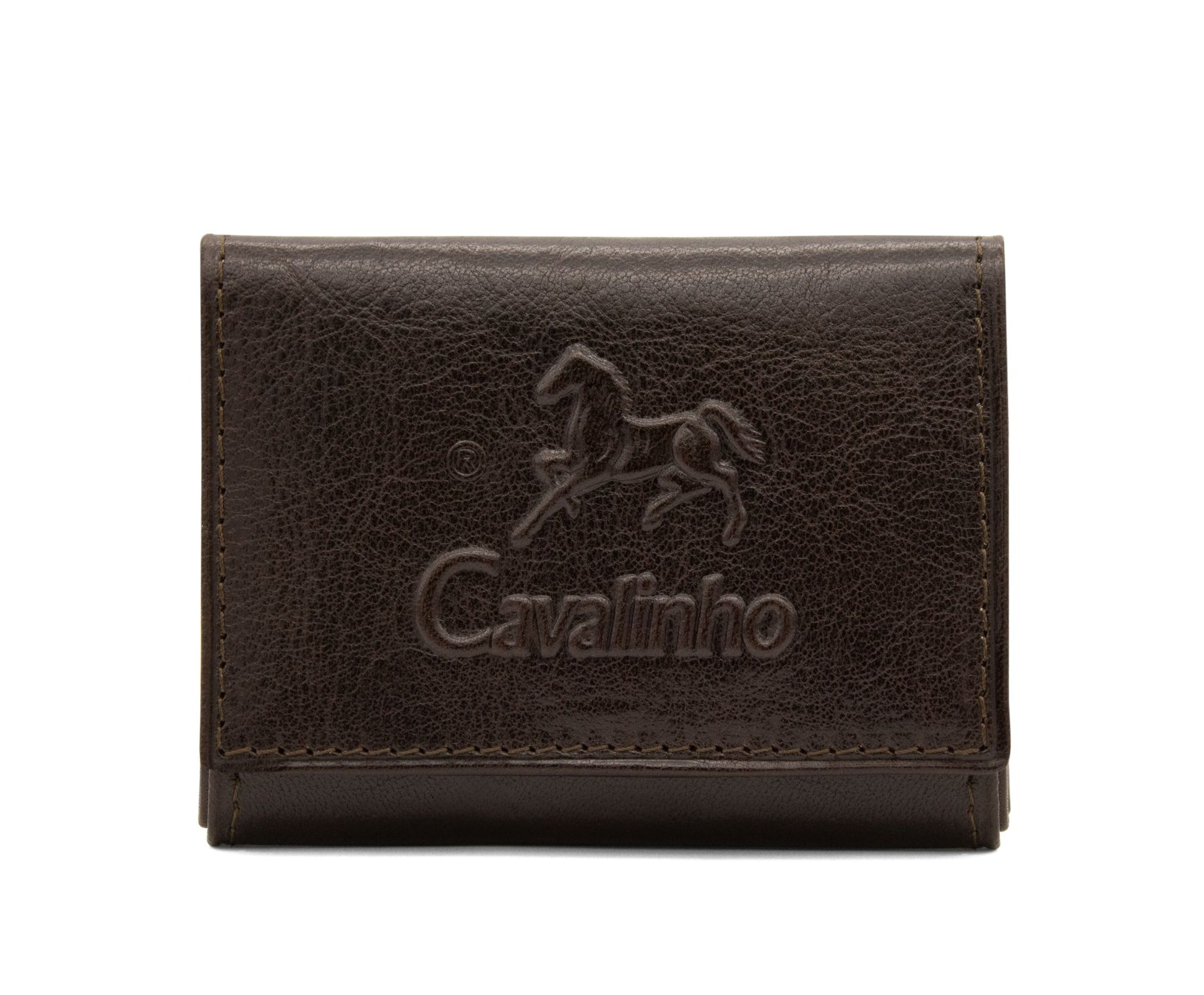 Cavalinho Leather Card Holder Wallet - Brown - 28610519.02_1