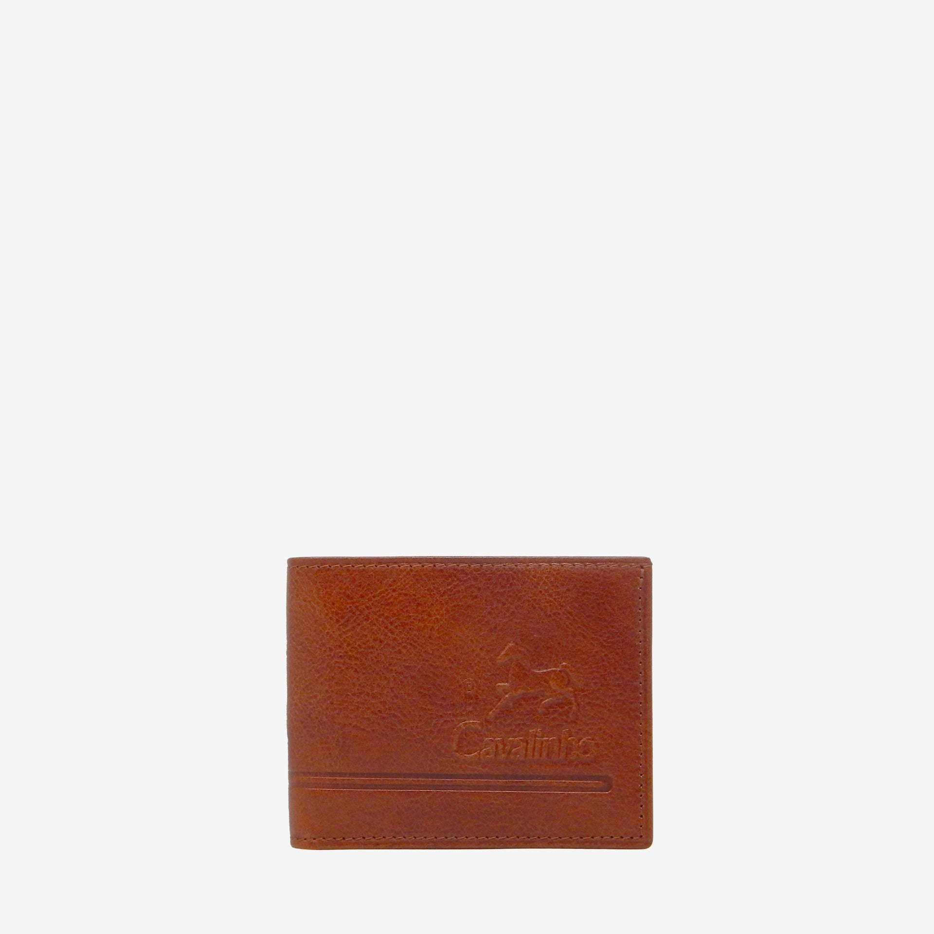 Cavalinho Men's Trifold Leather Wallet SKU 28610523.13.99 #color_SaddleBrown