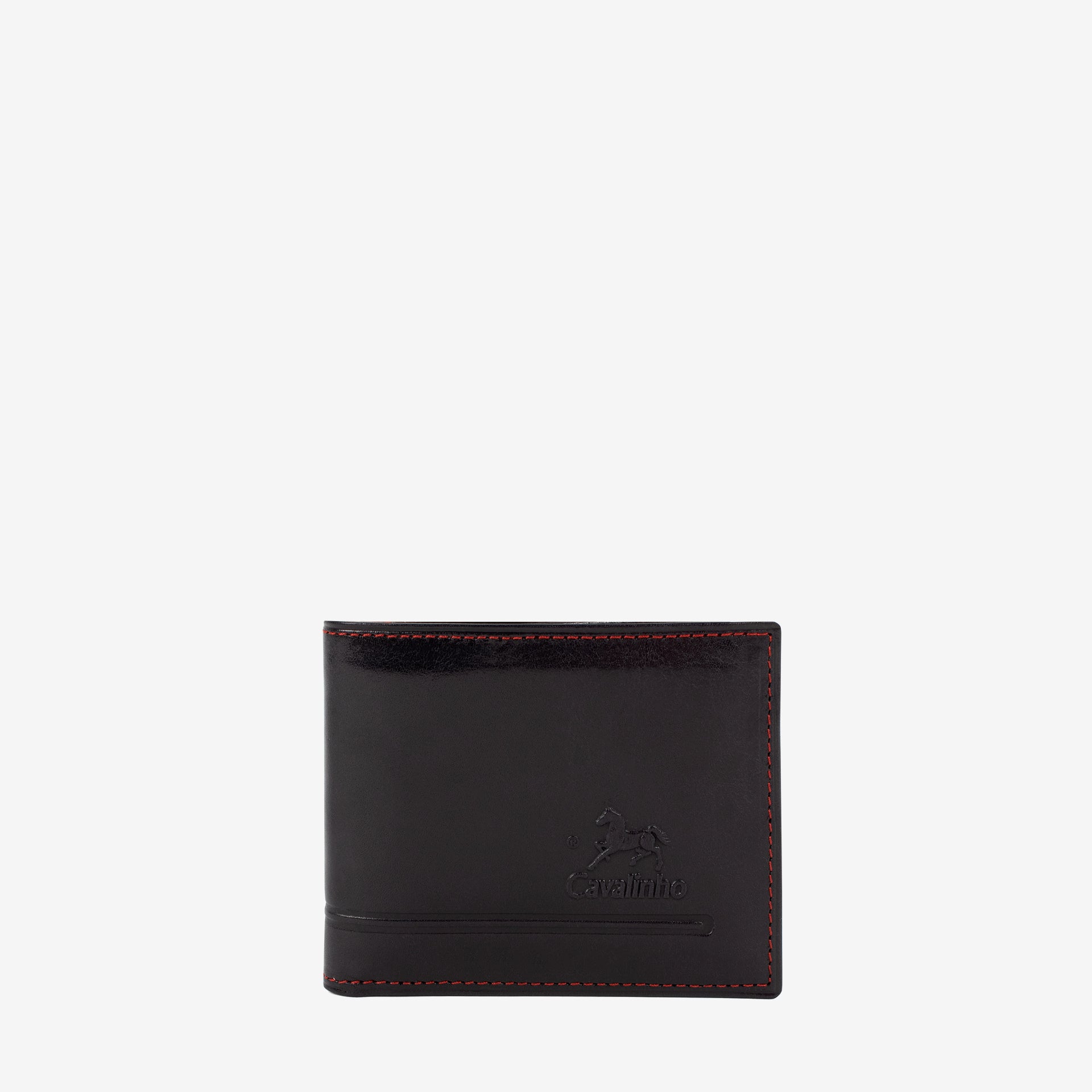 Cavalinho Men's 2 in 1 Bifold Navy Leather Wallet SKU 28160528.45 #color_navy / Red