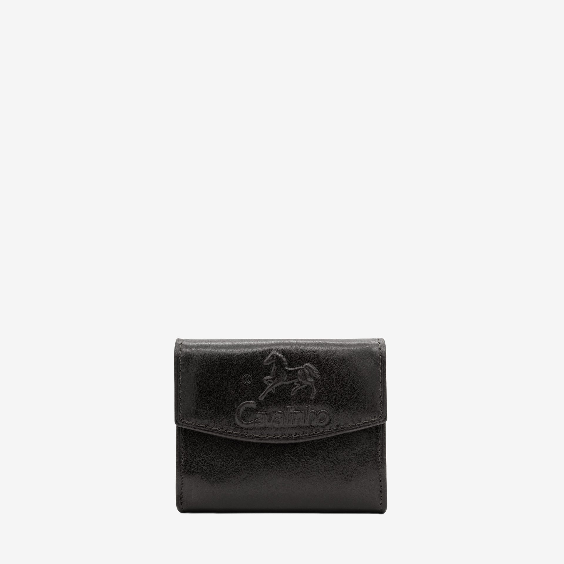 Cavalinho Black Mini Leather Wallet for Men SKU 28610530.01 #color_black