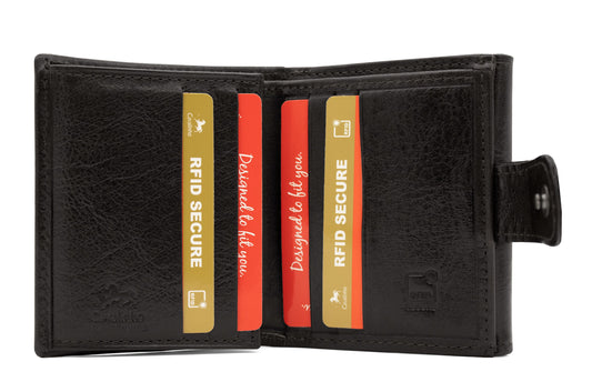Cavalinho Mini Leather Wallet - Black - 28610530.01_3