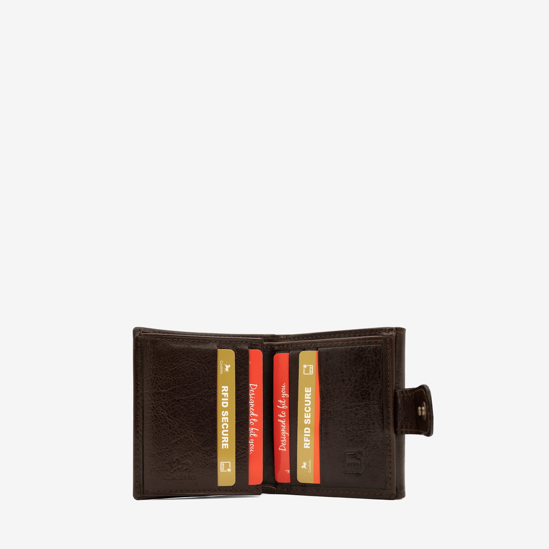 Cavalinho Brown Mini Leather Wallet for Men SKU 28610530.02 #color_brown