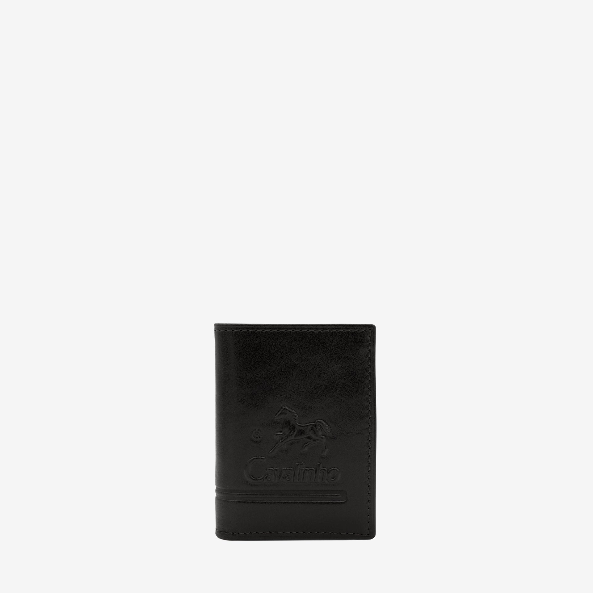 Cavalinho Men's Bifold Slim Leather Wallet SKU 28610533.01 #color_Black