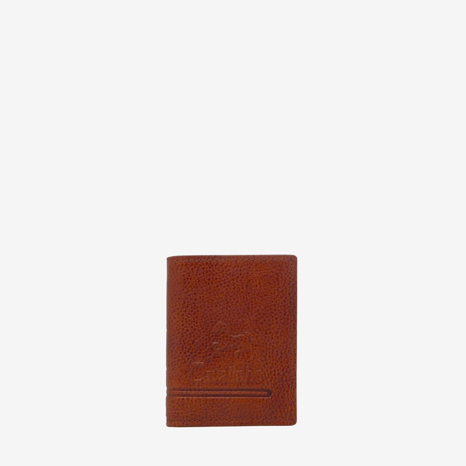 Cavalinho Men's Bifold Slim Leather Wallet SKU 28610533.13 #color_SaddleBrown