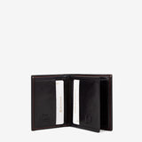 Cavalinho Men's Bifold Slim Navy Leather Wallet SKU 28610533.45 #color_navy / red