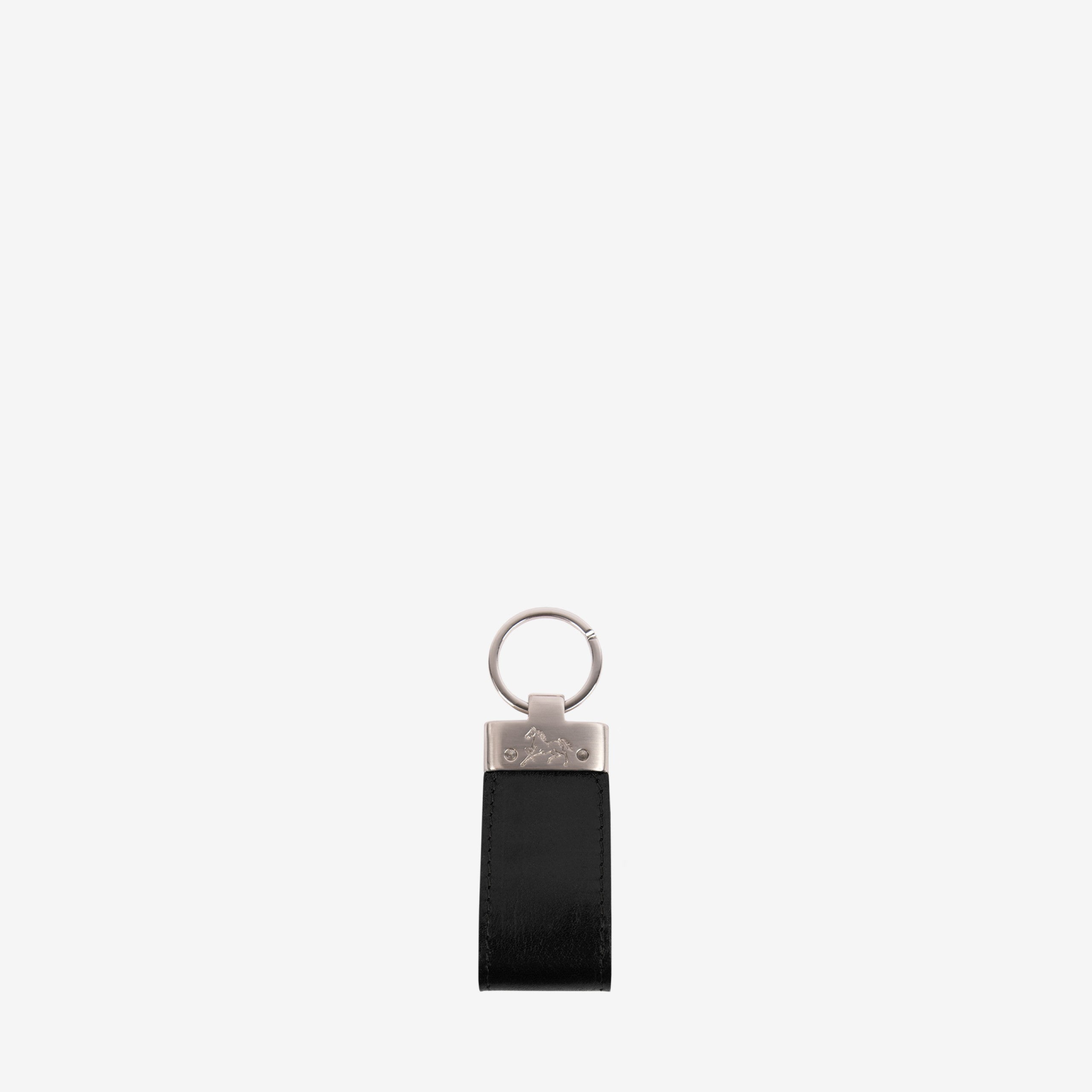 Cavalinho Gentleman Black Leather Keychain SKU 28610536.01 #color_Black