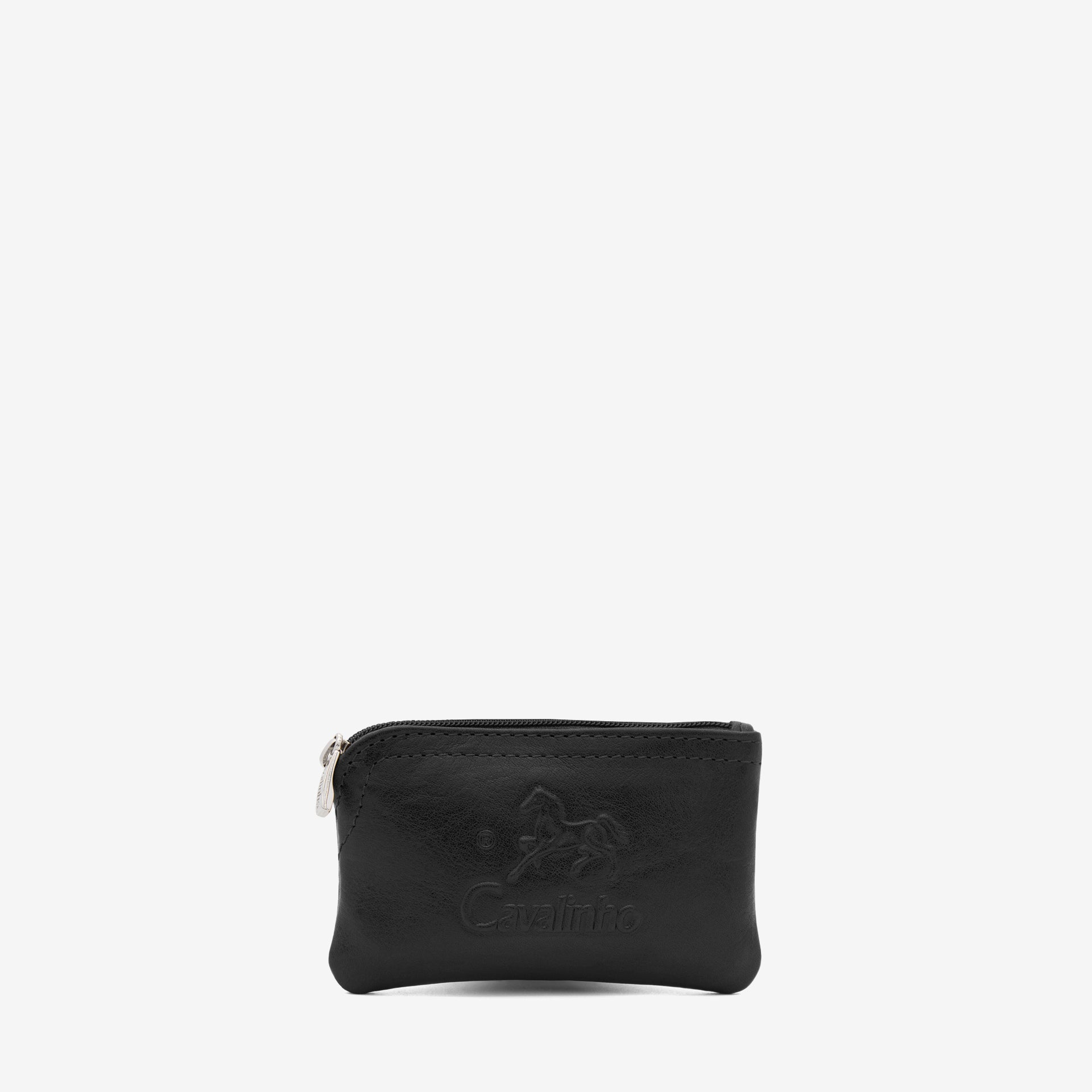 Cavalinho Men's Leather Black Change Purse SKU 28610538.01 #color_Black