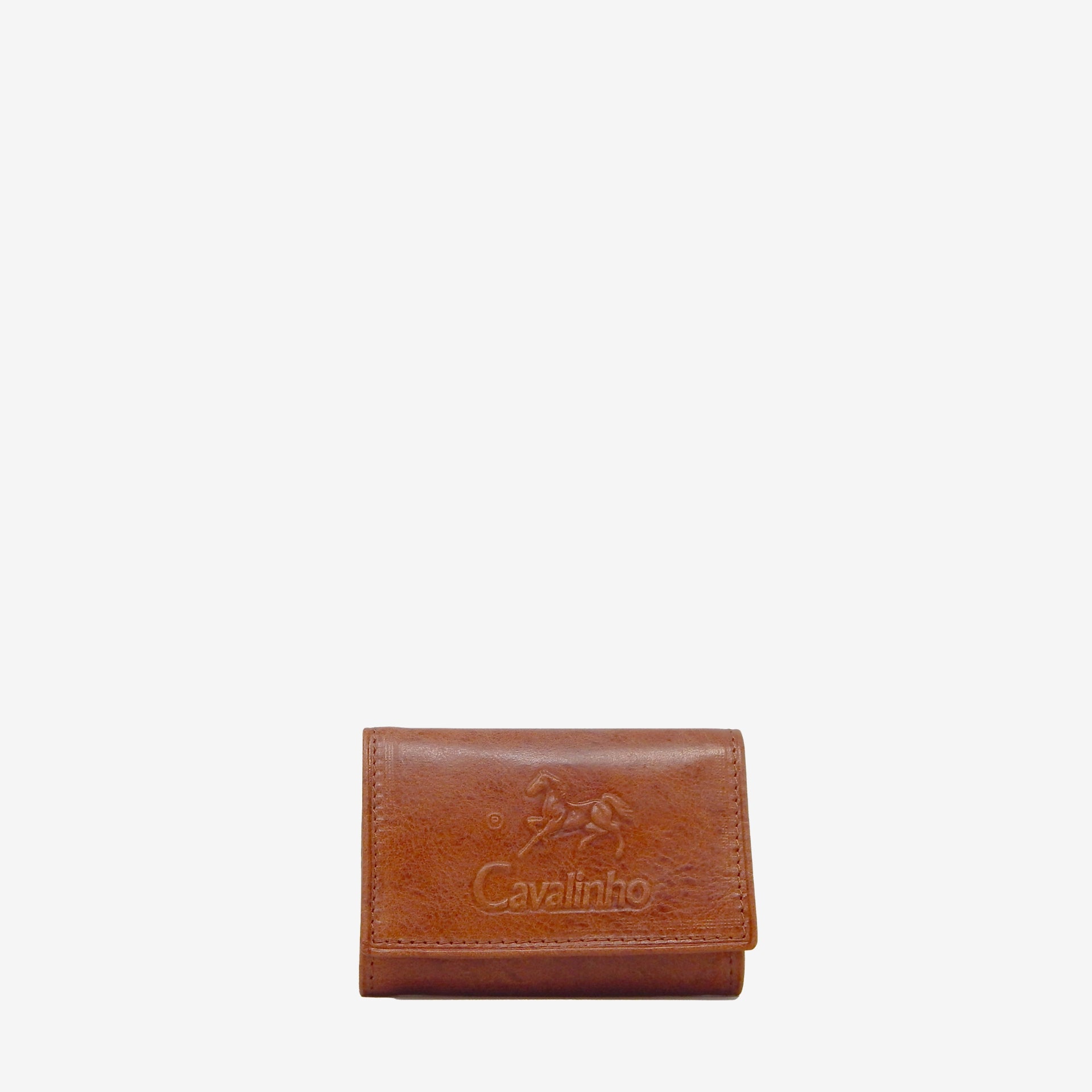 Cavalinho Men's Compact Leather Wallet SKU 28610539.13 #color_saddlebrown