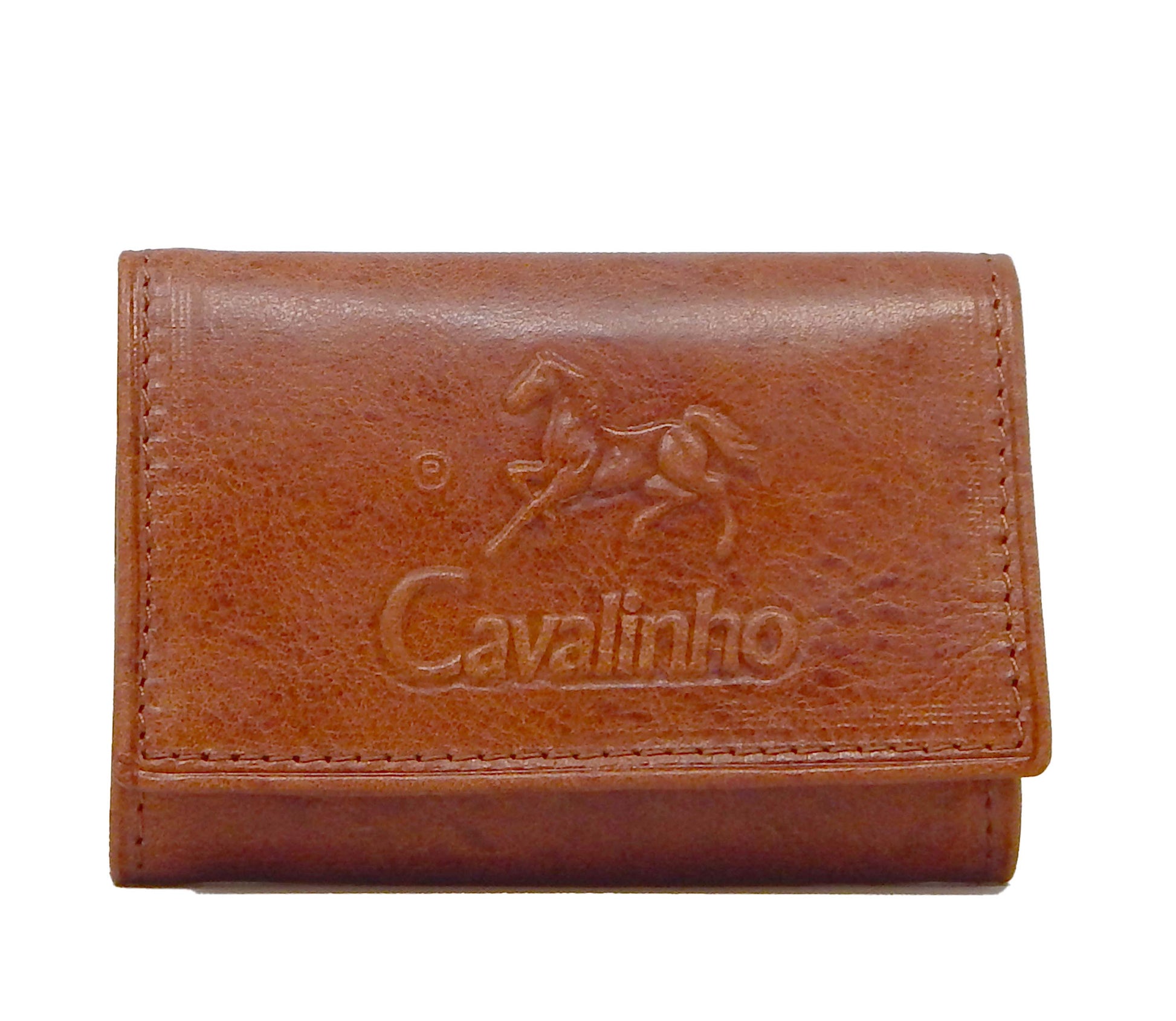Cavalinho Men's Compact Leather Wallet - SaddleBrown - 28610539.13.99_1