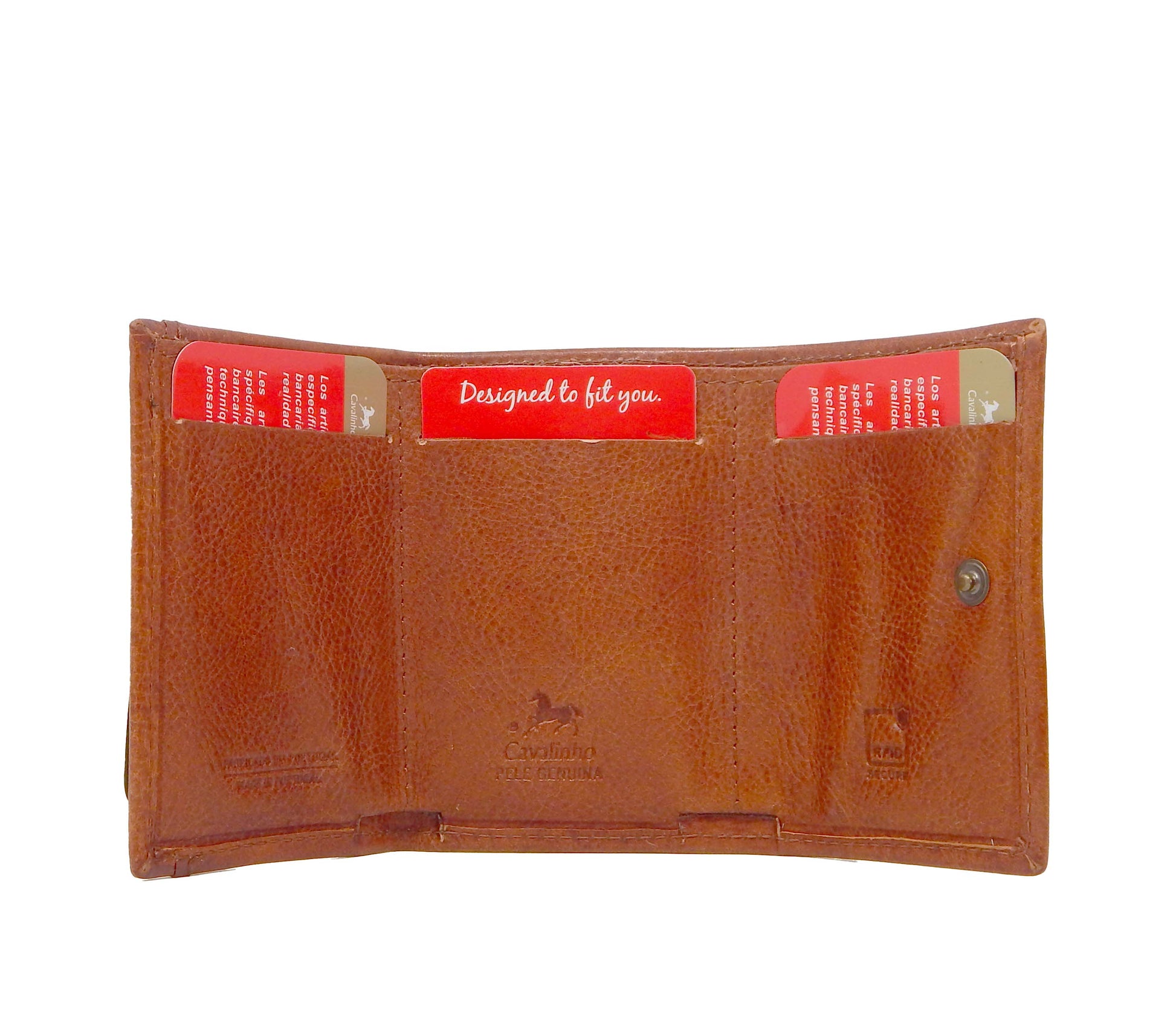 Cavalinho Men's Compact Leather Wallet - SaddleBrown - 28610539.13.99_4