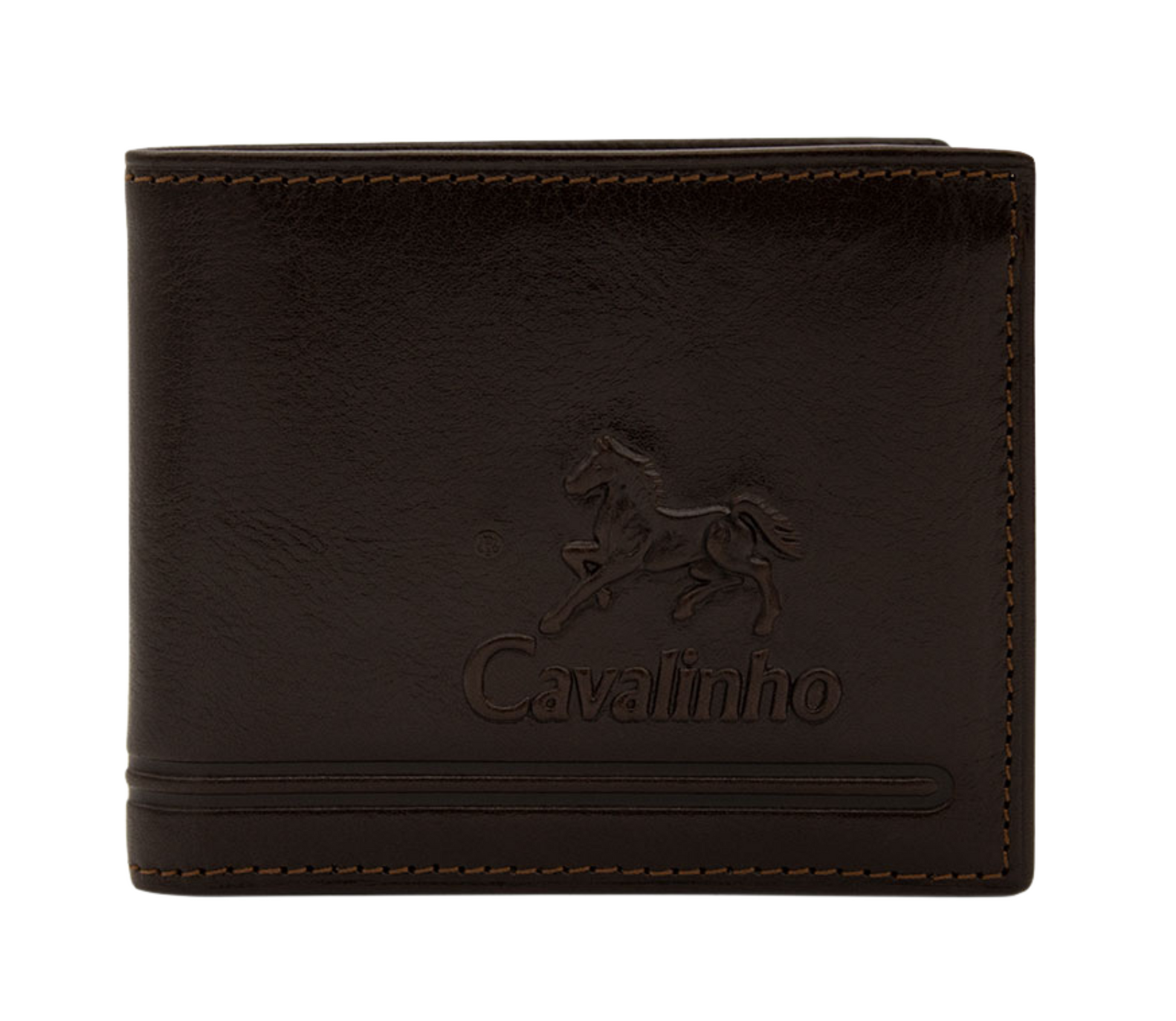 Cavalinho Men's Trifold Slim Leather Wallet - Brown - 28610554brown1_0b8e3daa-632d-4c54-b527-dddbecd4bd43