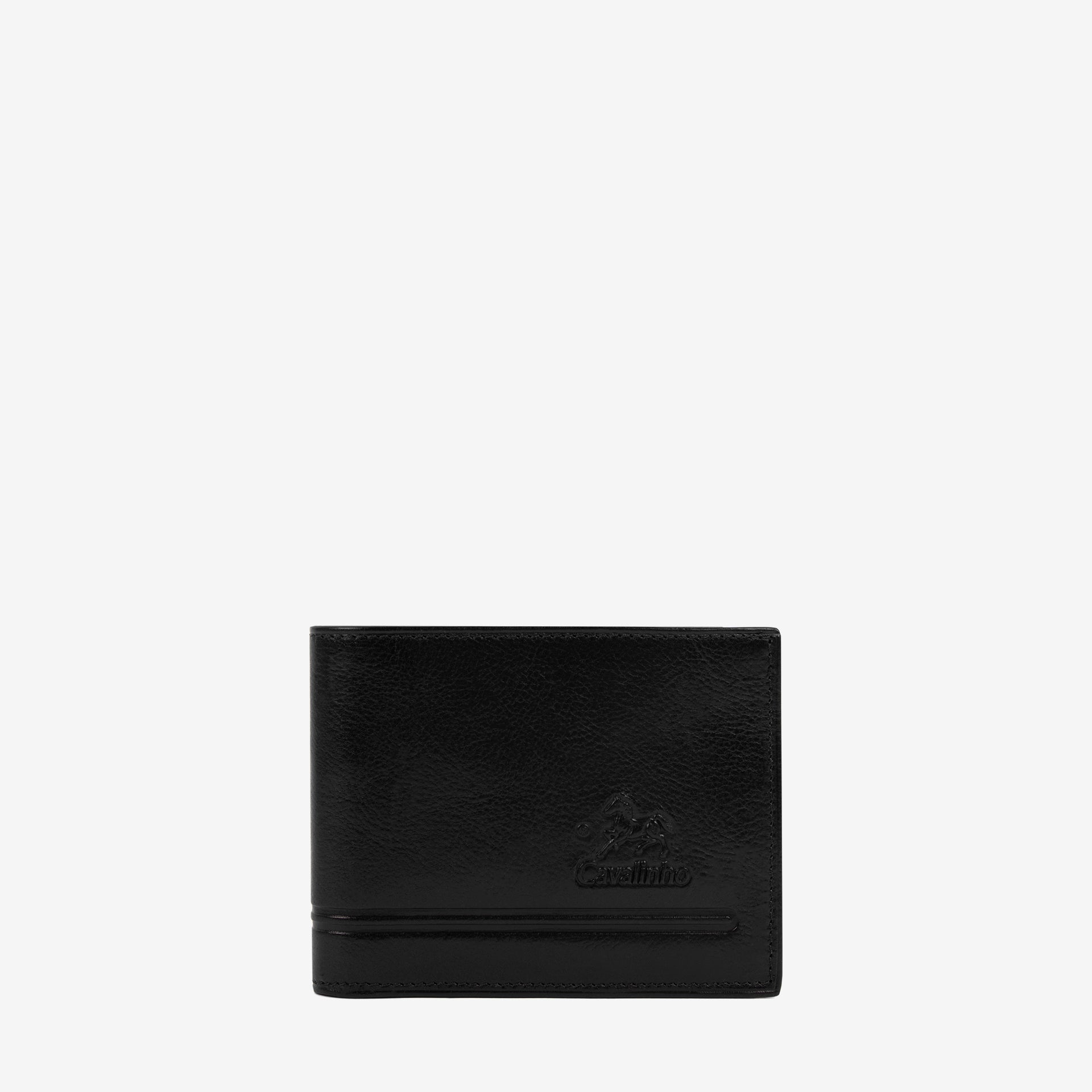 Cavalinho Men's Black Bifold Leather Wallet 28610563.01 #color_black