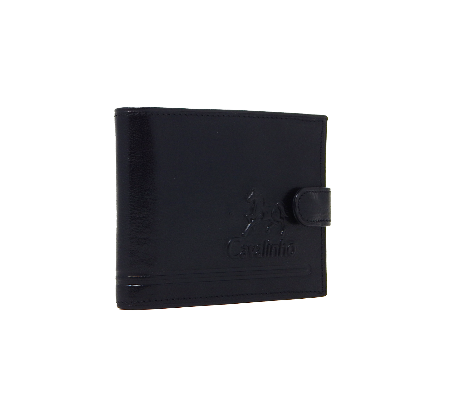 #color_ Black | Cavalinho Leather Trifold Wallet - Black - 28610564.01_2
