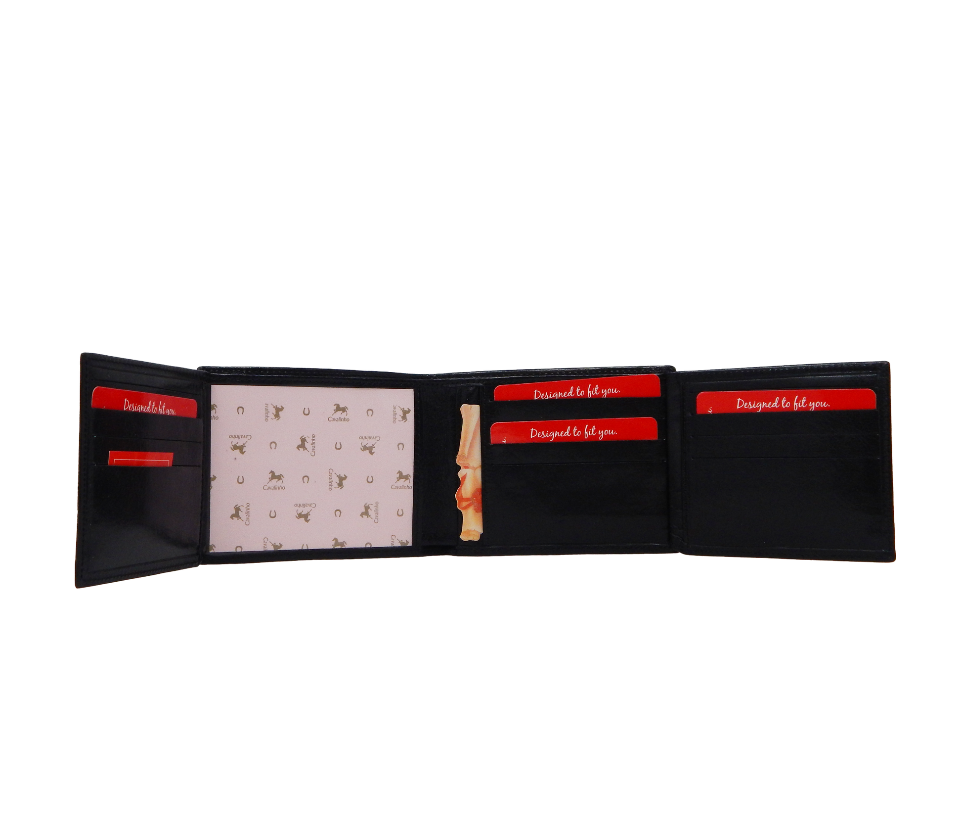 #color_ Black | Cavalinho Leather Trifold Wallet - Black - 28610564.01_5