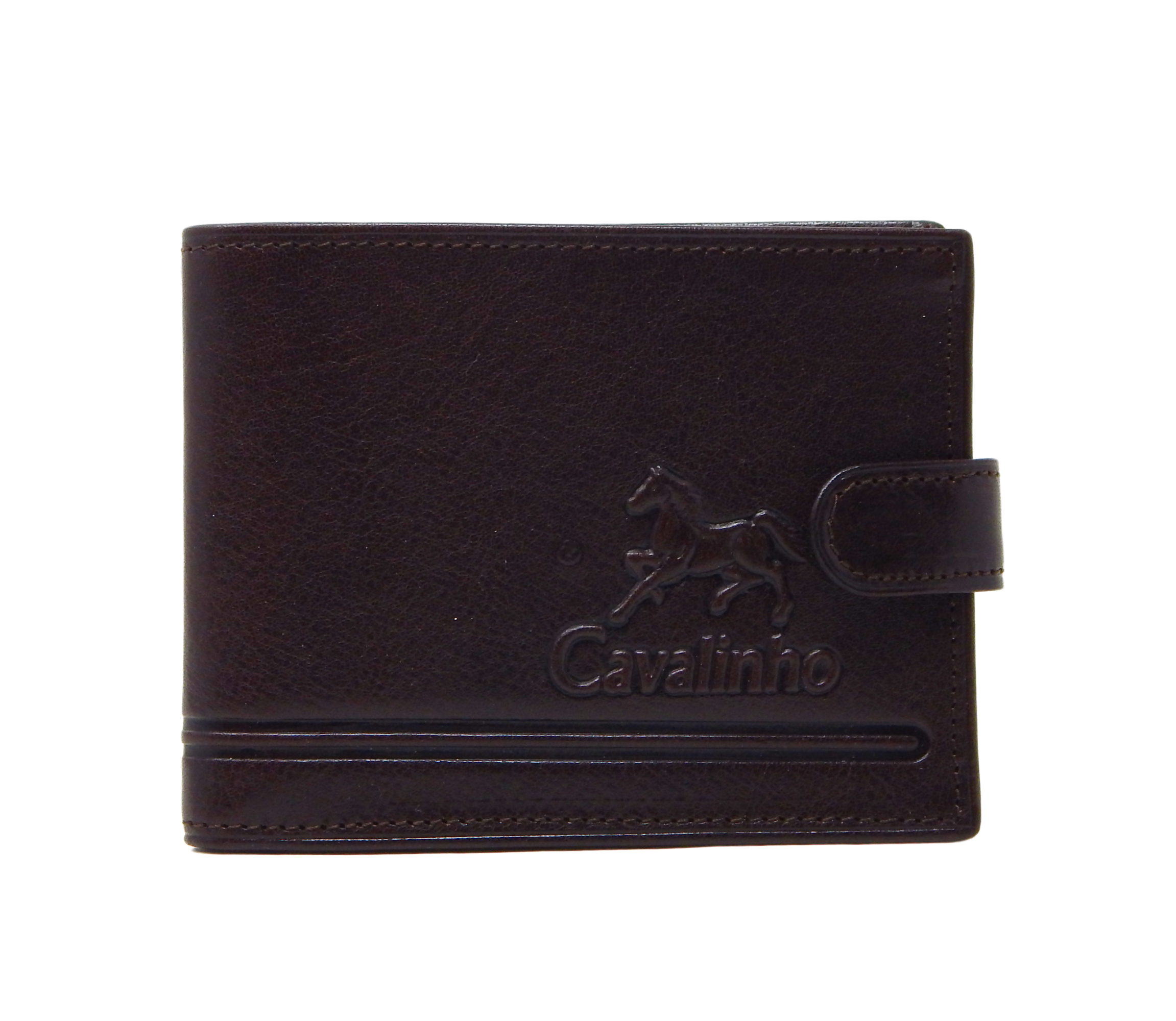 #color_ Brown | Cavalinho Leather Trifold Wallet - Brown - 28610564.02_1