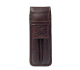 #color_ Brown | Cavalinho Leather 2 Pen Holder Case - Brown - 28610566.02.99_1