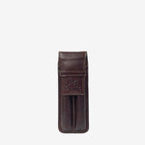 Cavalinho Leather 2 Pen Holder Leather Case SKU 28610566.02 #color_Brown
