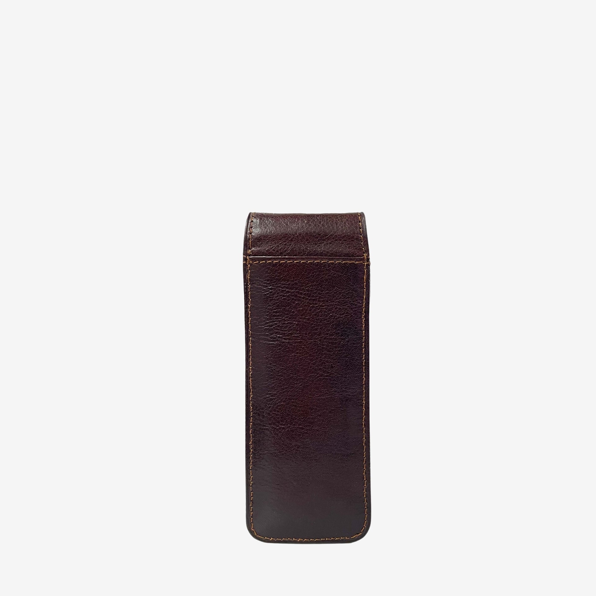 Cavalinho Leather 2 Pen Holder Leather Case SKU 28610566.02 #color_Brown