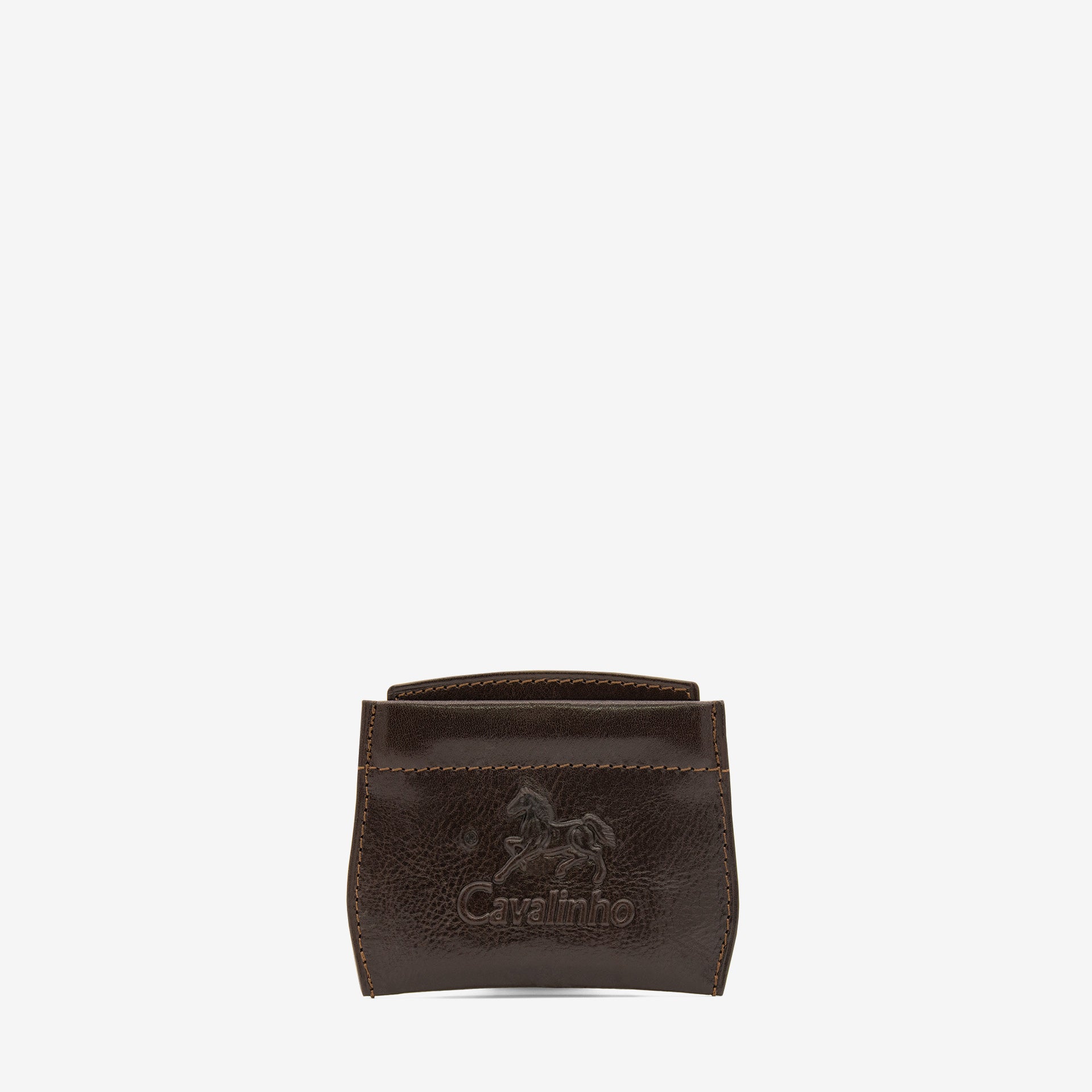 Cavalinho Leather Change Purse for Men SKU 28610568.02 #color_brown