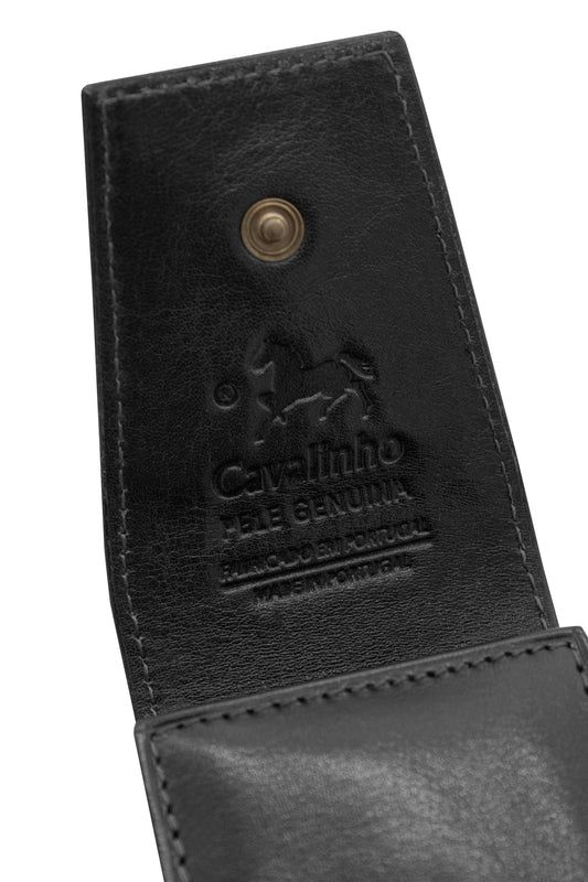 Cavalinho Leather Pen Holder Case - Black - 28610570.01_3