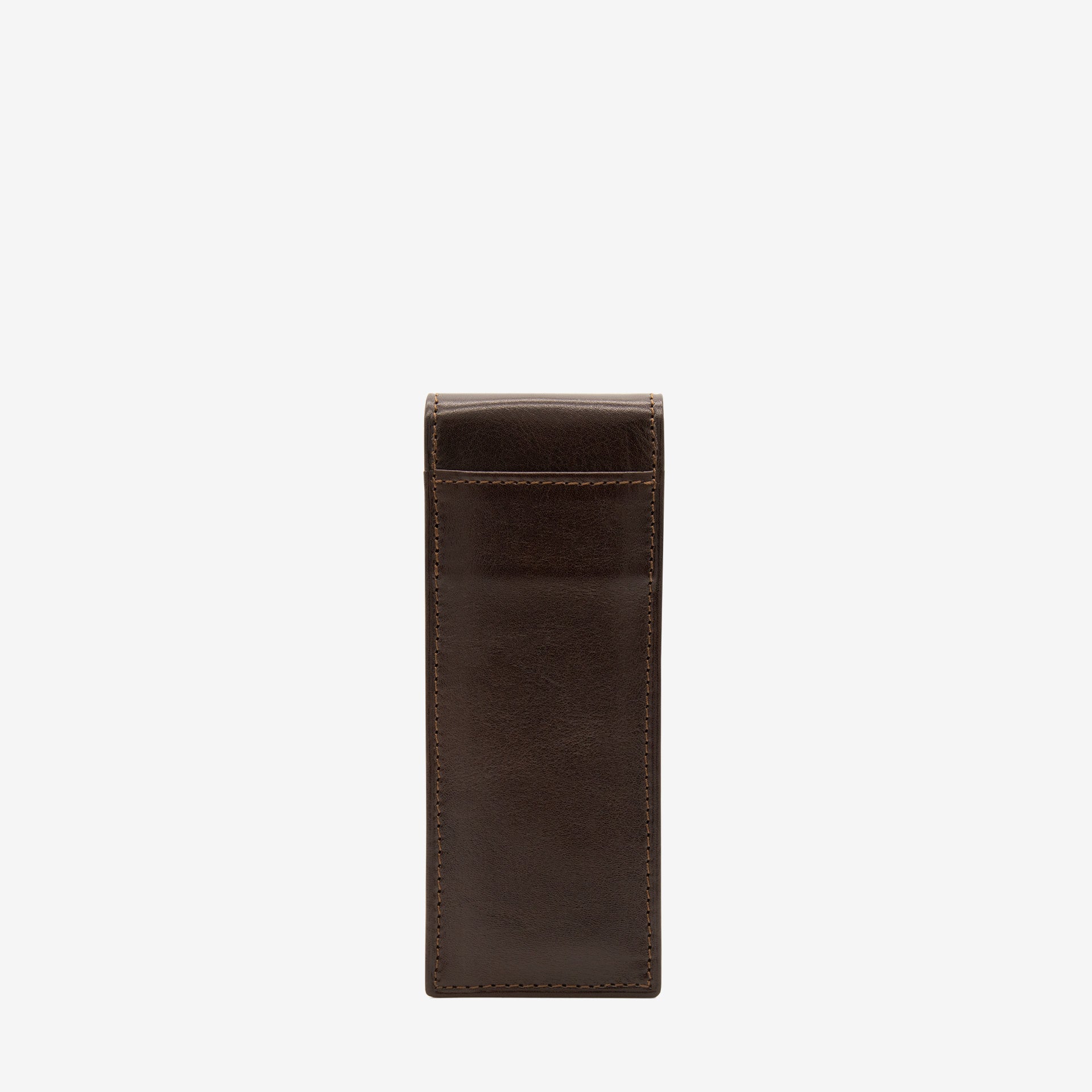 Cavalinho Brown Leather Pen Holder Case SKU 28610570.02 #color_Brown