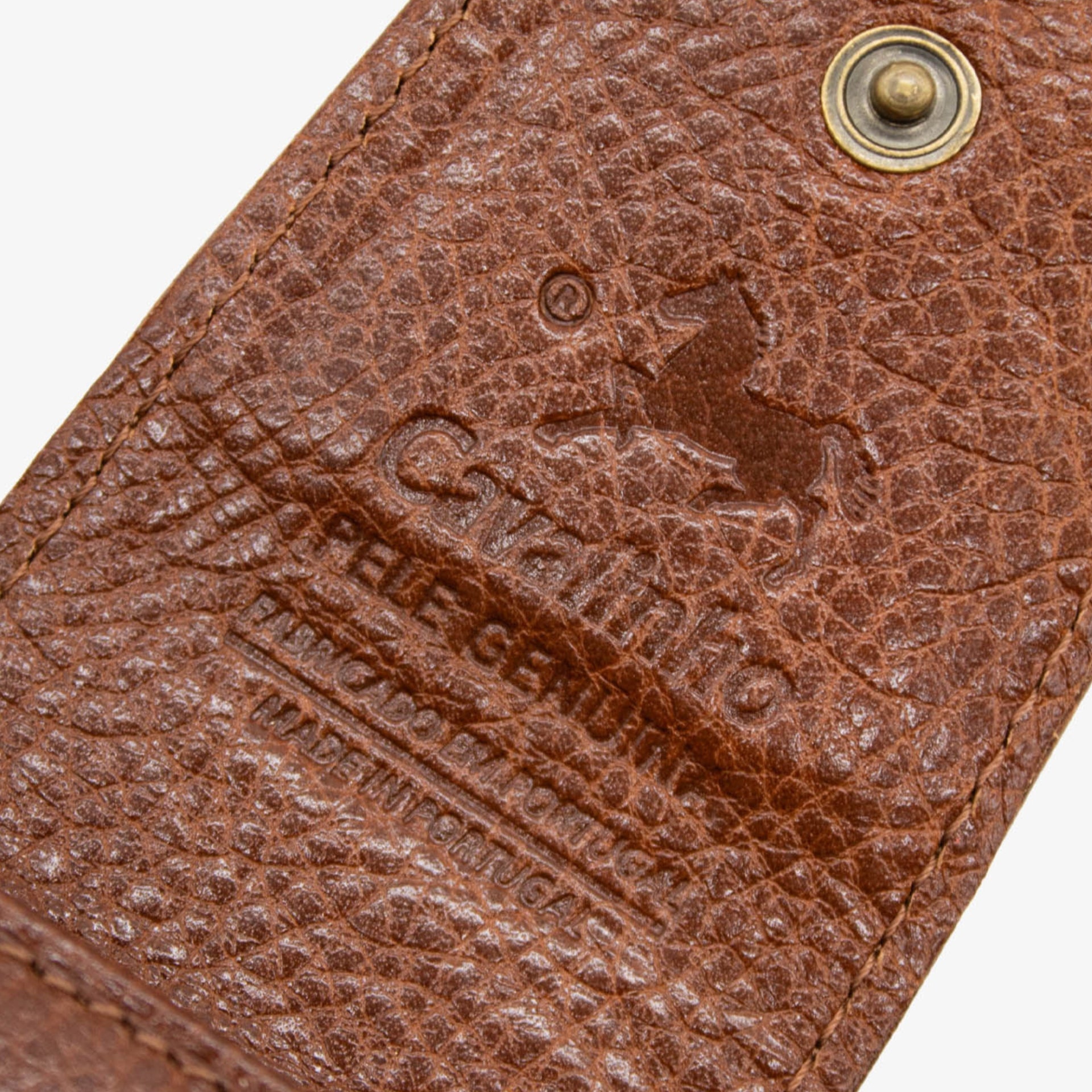 Cavalinho Brown Leather Pen Holder Case SKU 28610570.13 #color_SaddleBrown