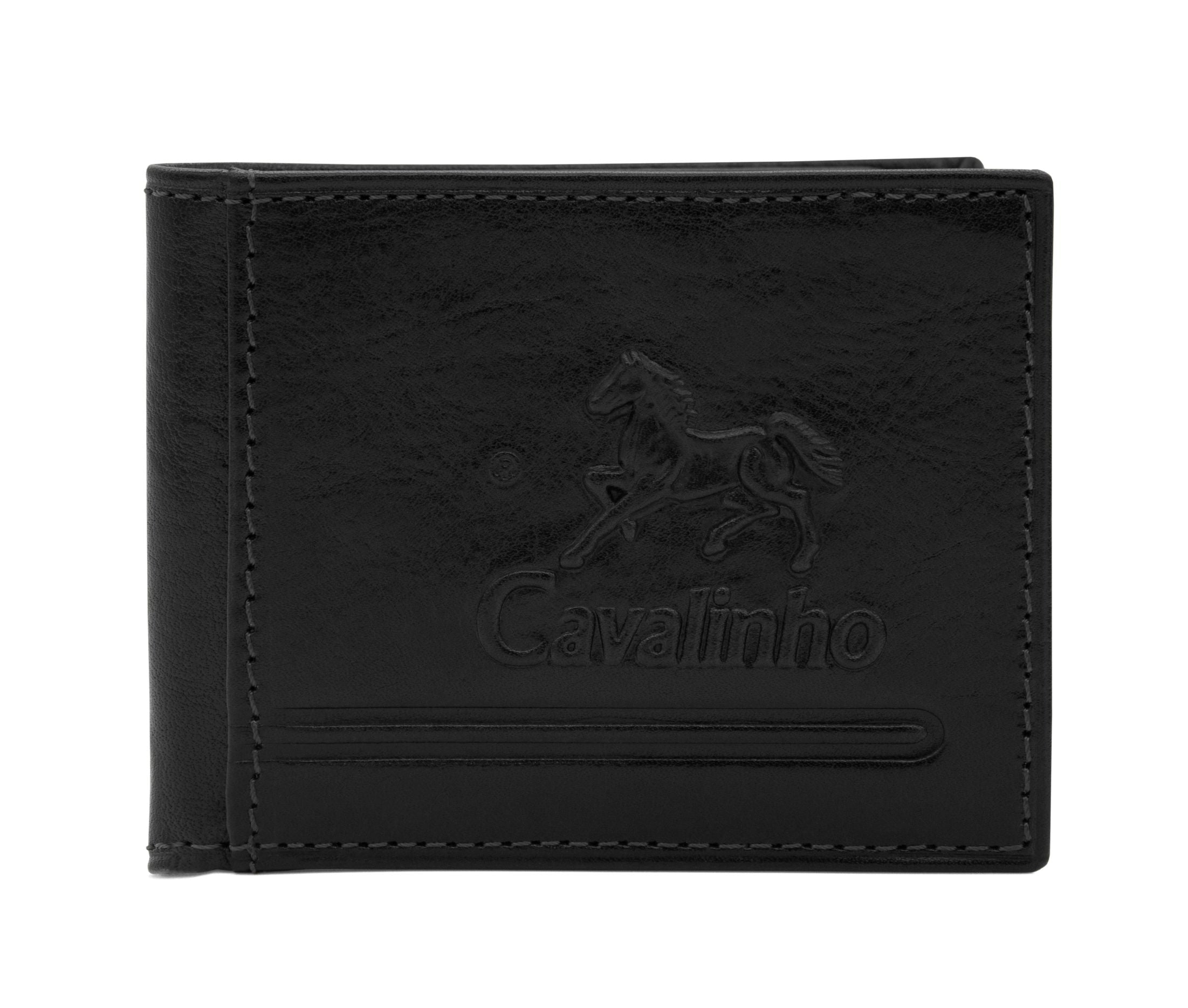 Cavalinho Men's Bifold Leather Wallet SKU 28610572.01 #color_black