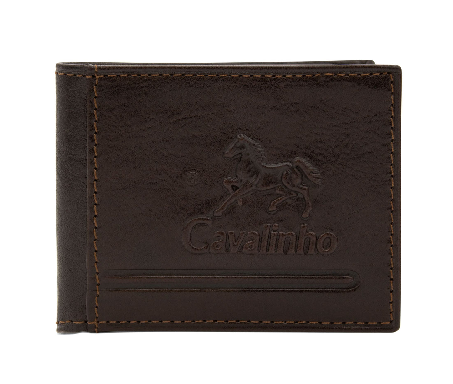 #color_ Brown | Cavalinho Men's Bifold Leather Wallet - Brown - 28610572.02_1