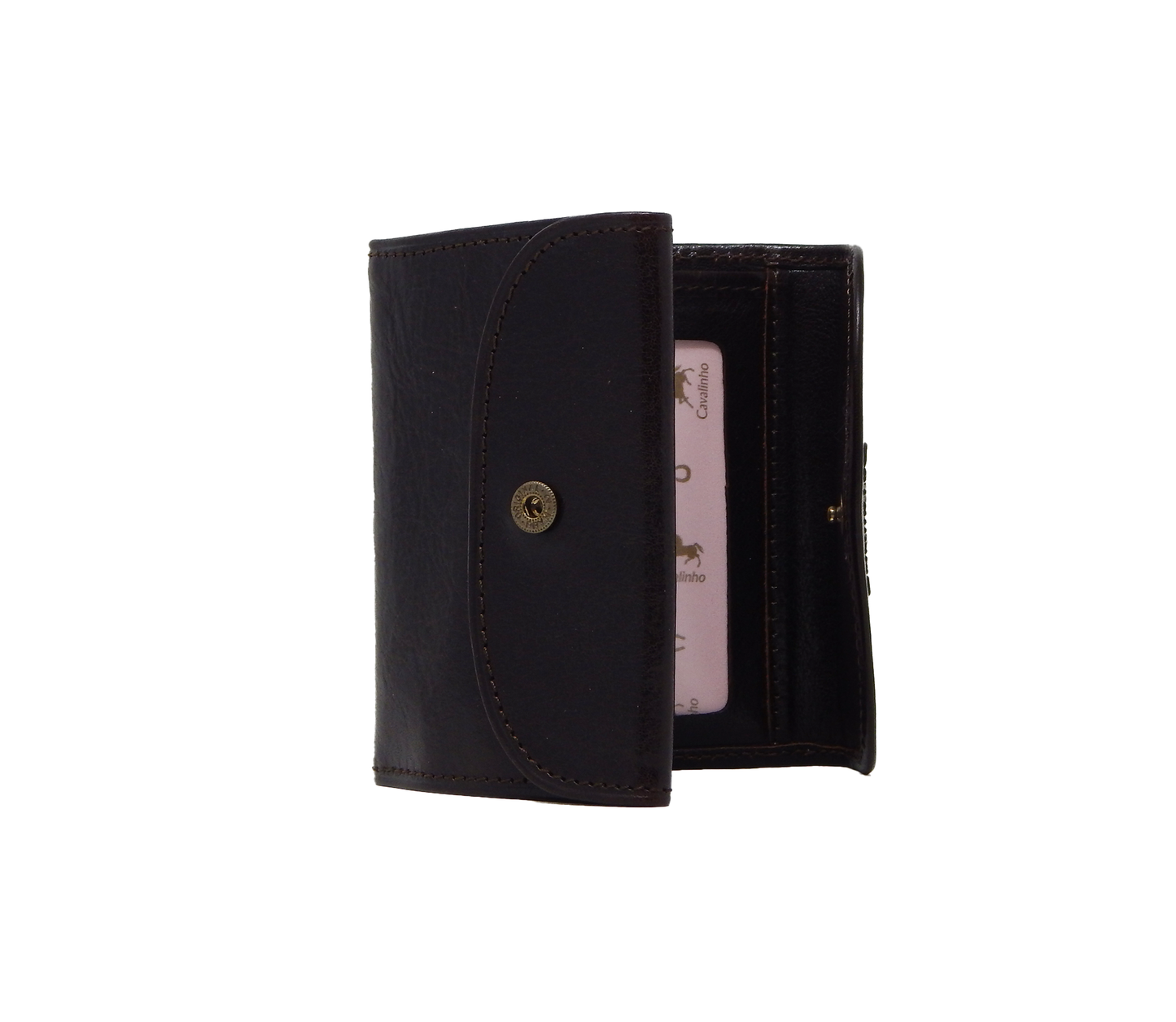 #color_ Brown | Cavalinho Men's Compact Leather Wallet - Brown - 28610574.02_4