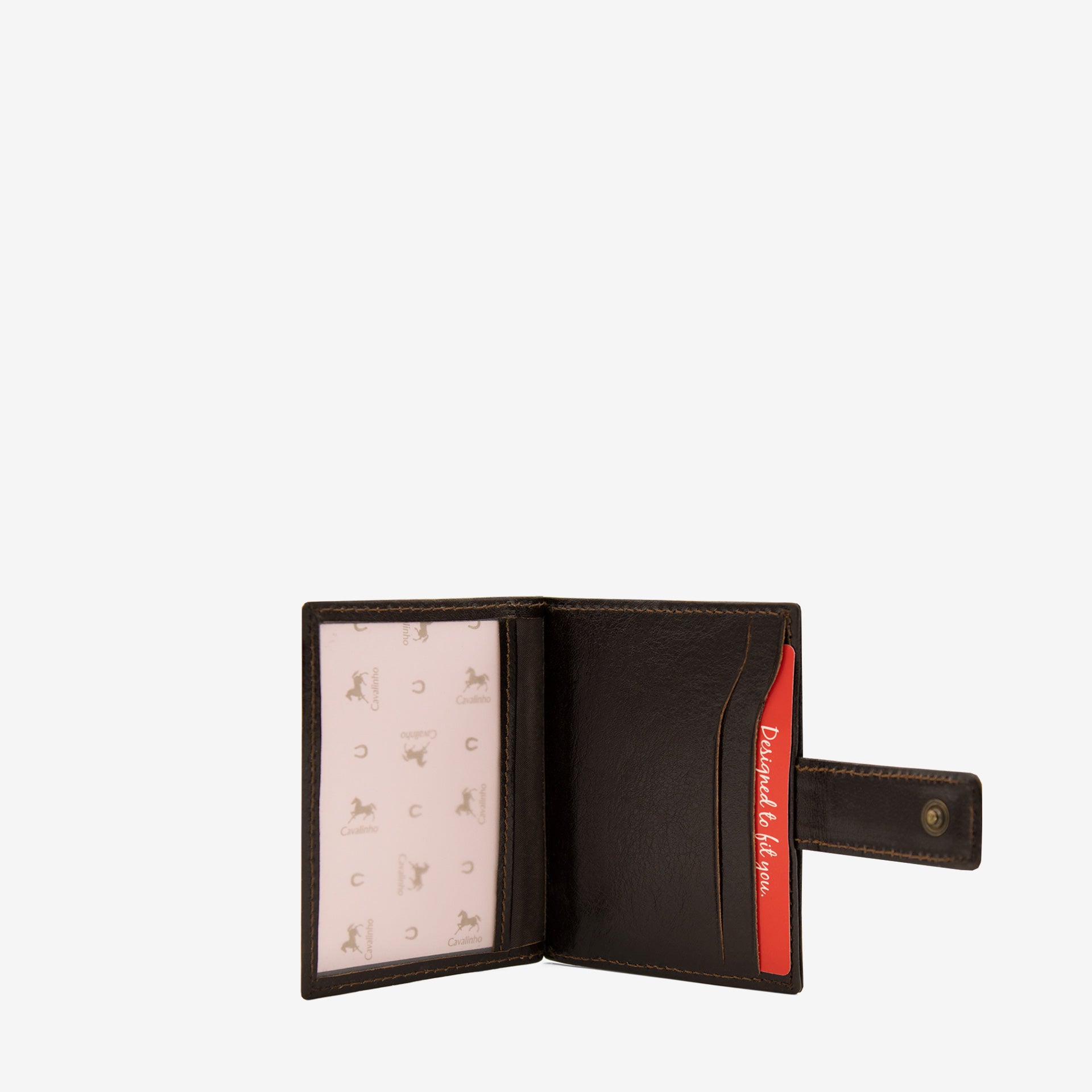 Cavalinho Brown Leather Card Holder Wallet SKU 28610576.02 #color_brown