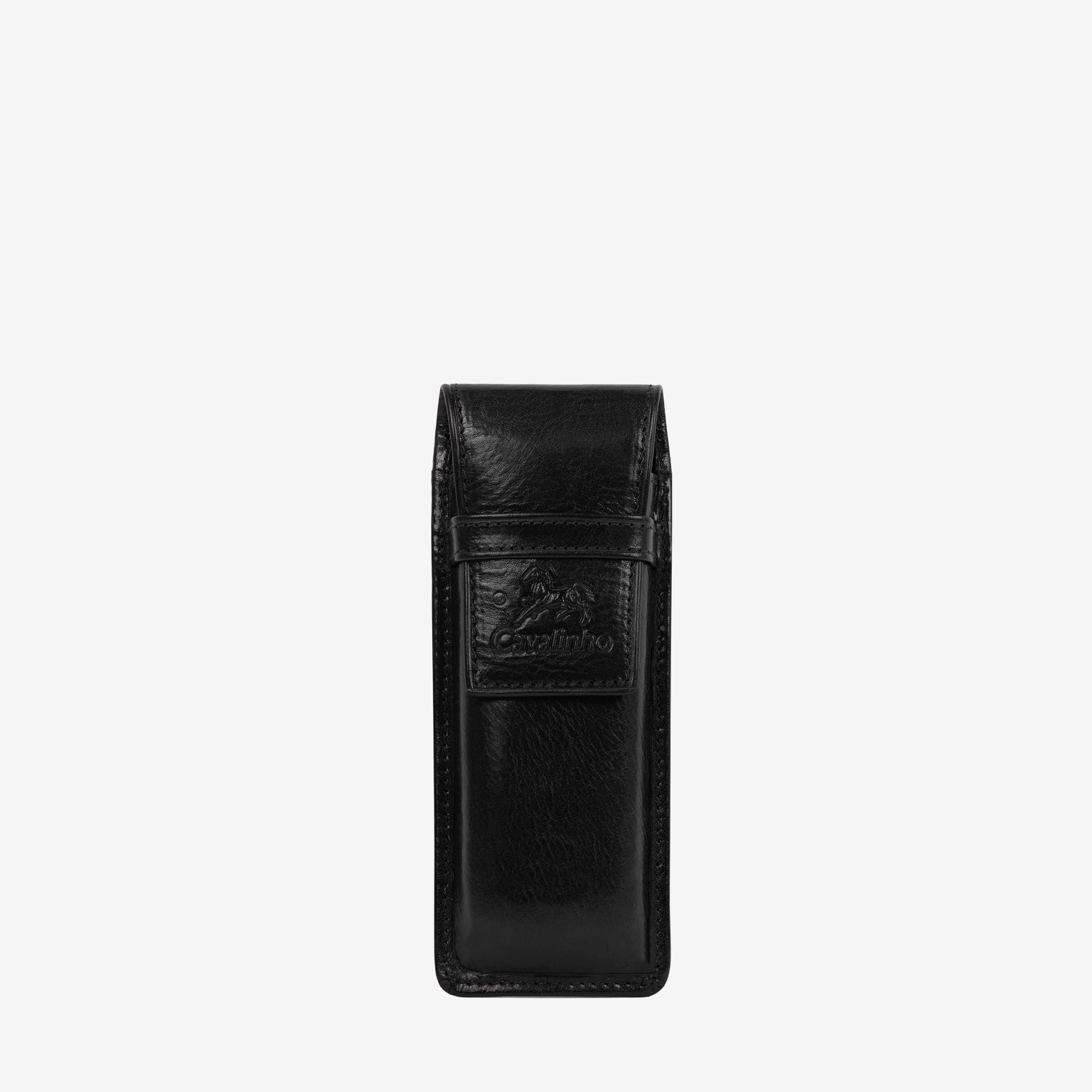 Cavalinho Gentleman Black Leather Pen Holder Case SKU 28610577.01 #color_black