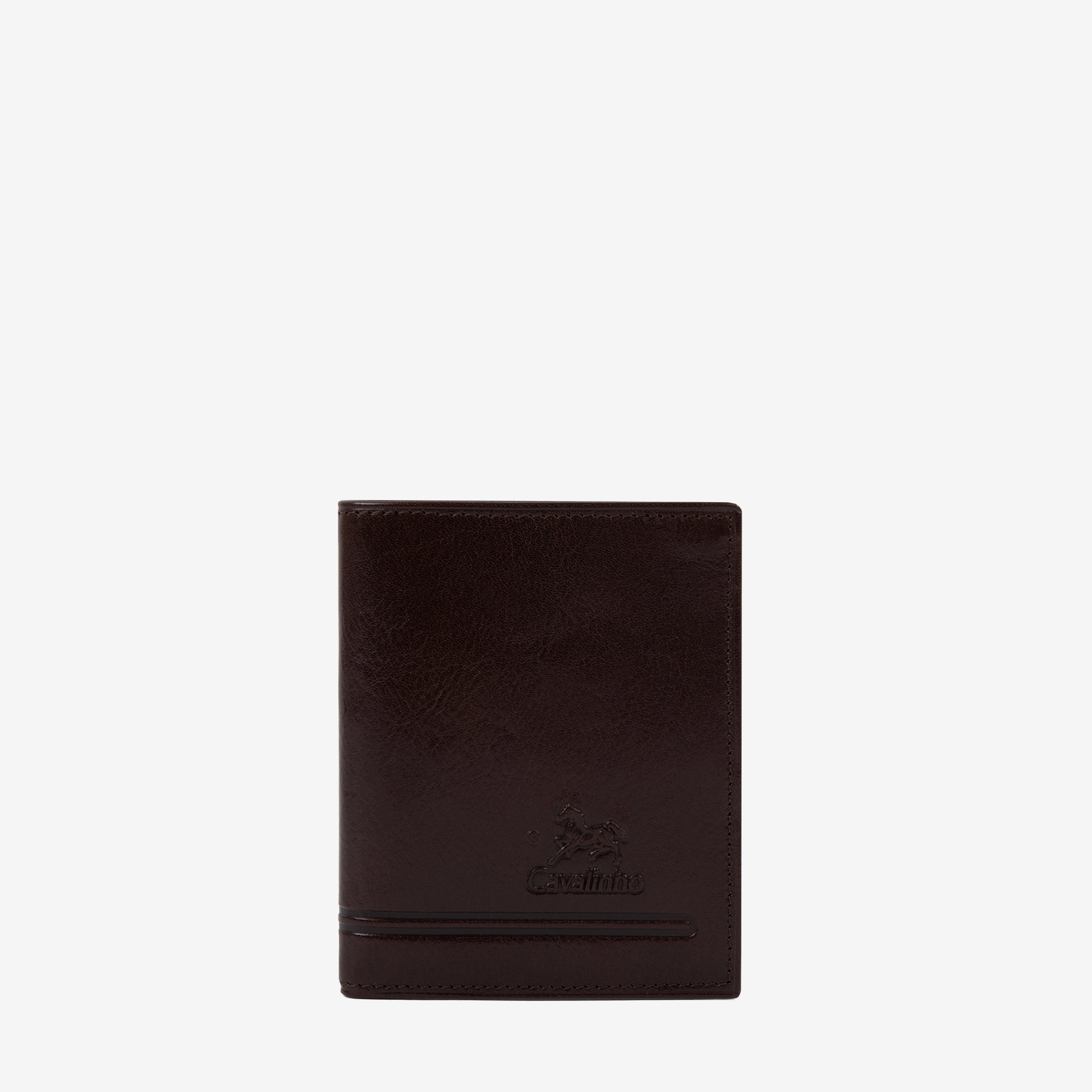 Cavalinho Men's Brown Leather Trifold Wallet SKU 28610582.02 #color_brown