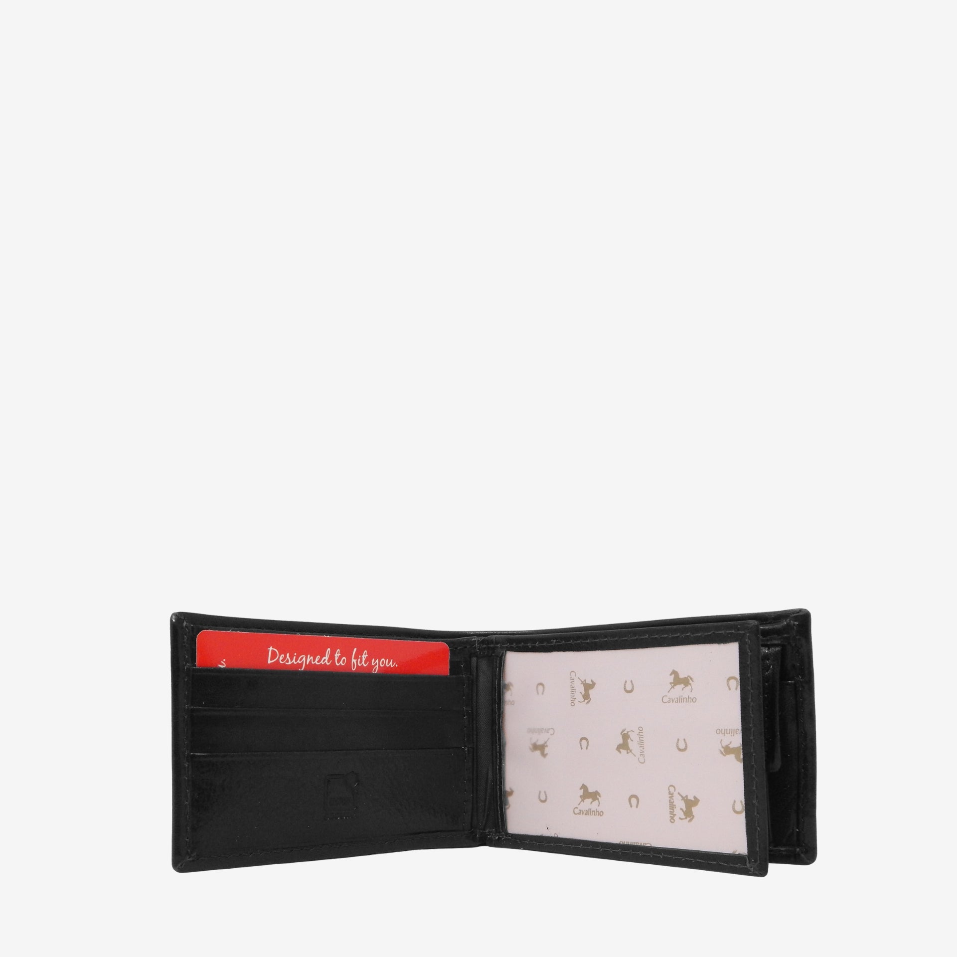 Cavalinho Men's Bifold Black Leather Wallet SKU 28160585.01 #color_Black