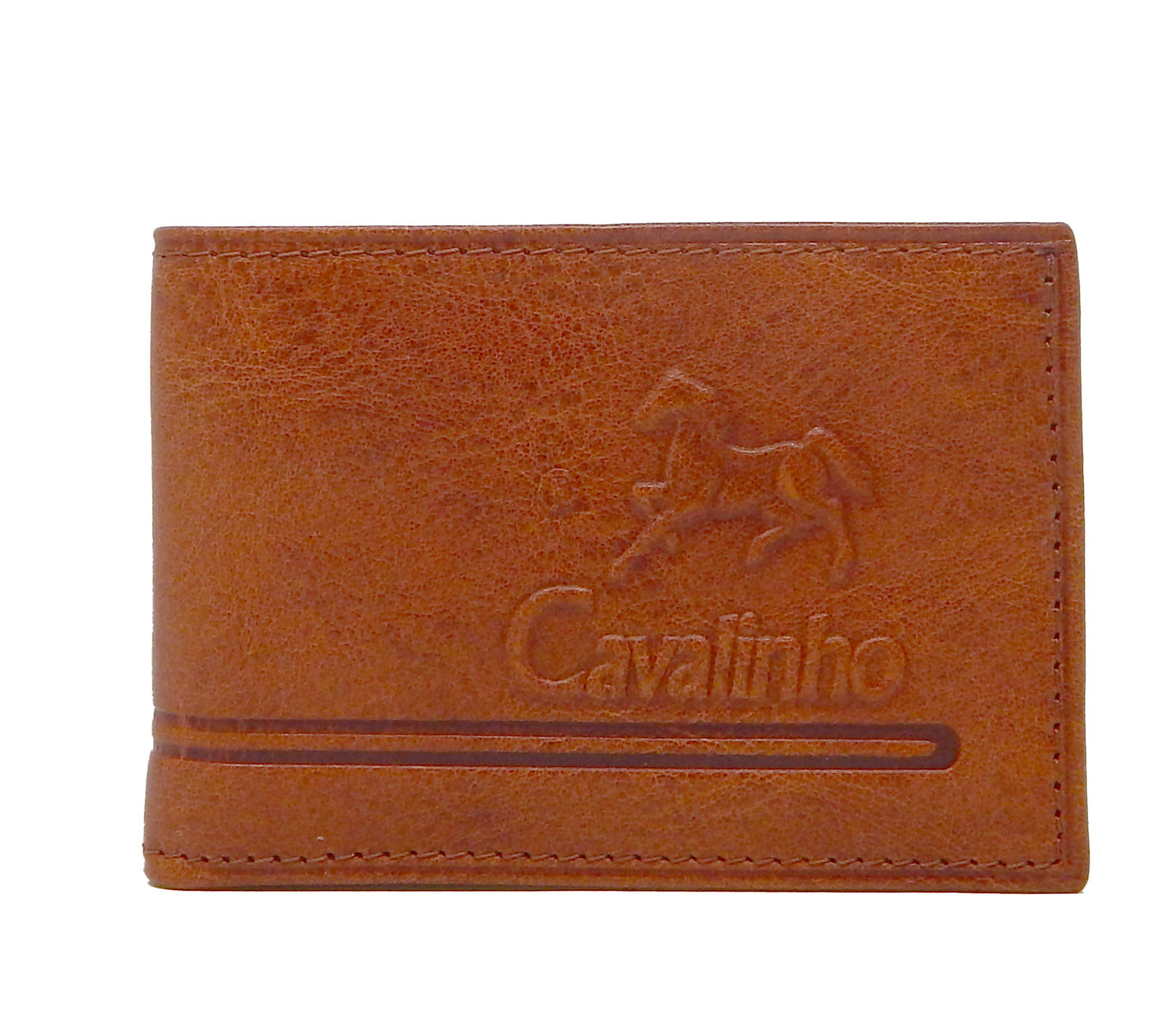 Cavalinho Men's Bifold Leather Wallet - SaddleBrown - 28610585.13.99_1