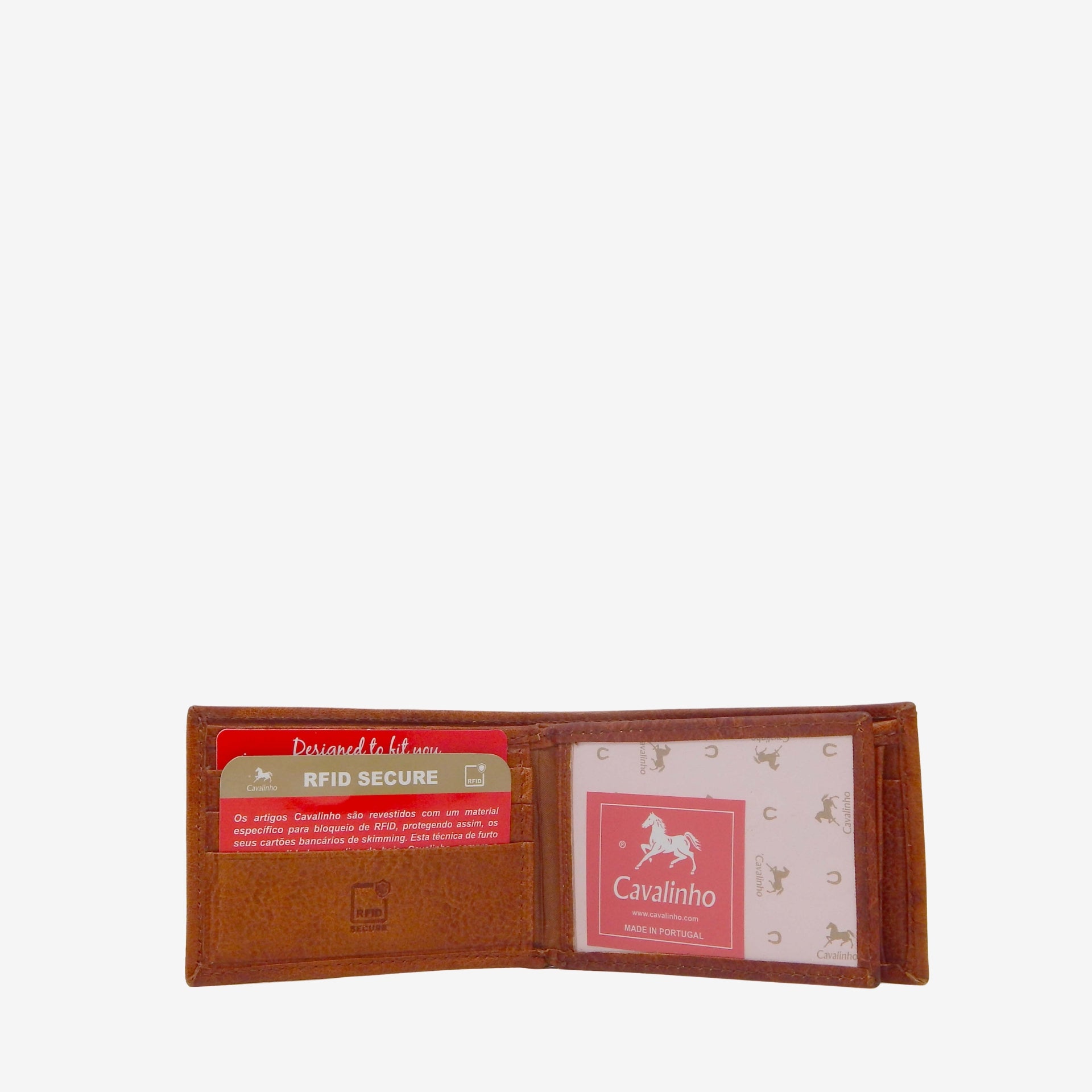 Cavalinho Men's Bifold Brown Leather Wallet SKU 28160585.13 #color_SaddleBrown
