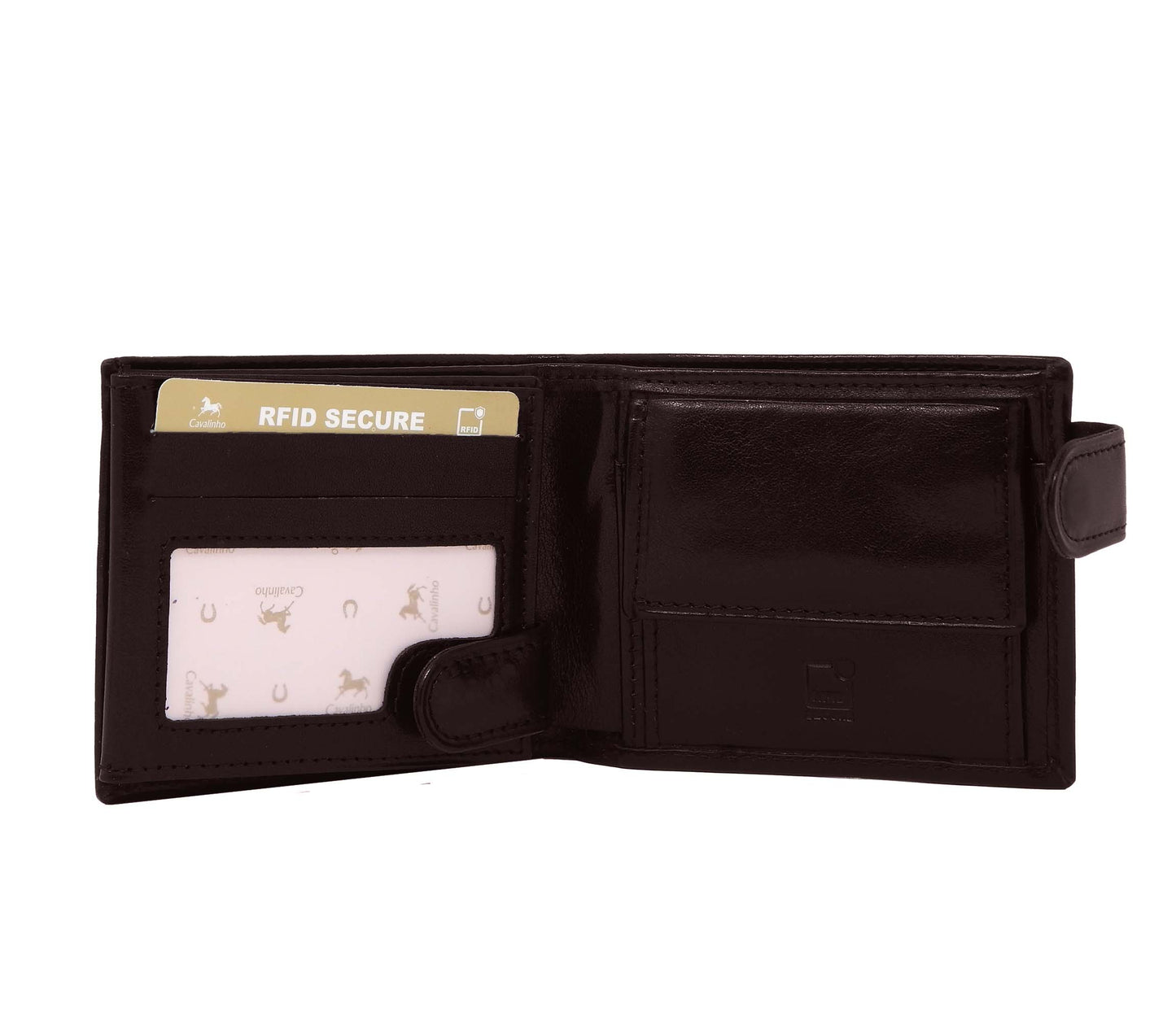 Cavalinho Men's Trifold Leather Wallet - Brown - 28610586.02_4HB