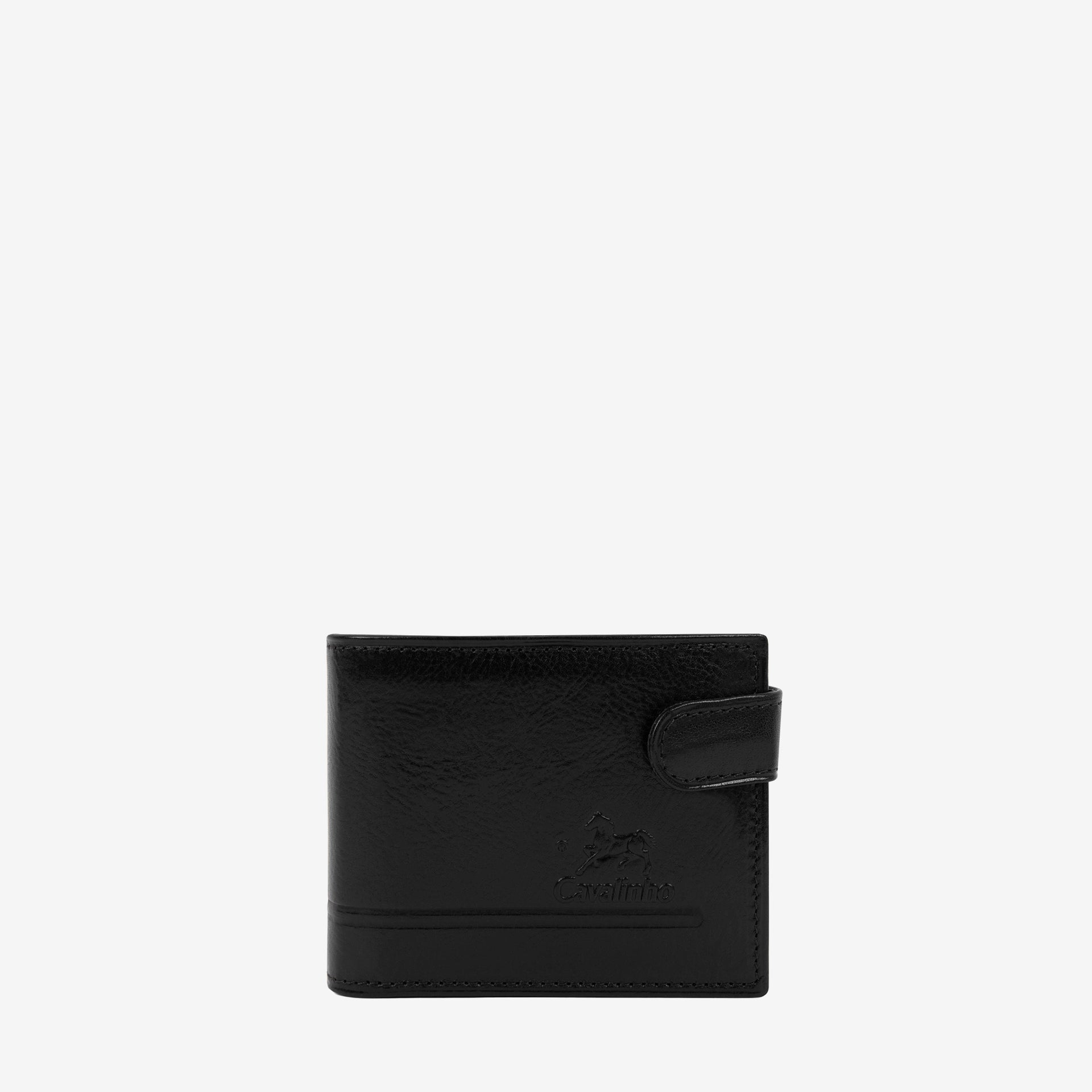 Cavalinho Black Bifold Leather Men's Wallet SKU 28610588.01 #color_black