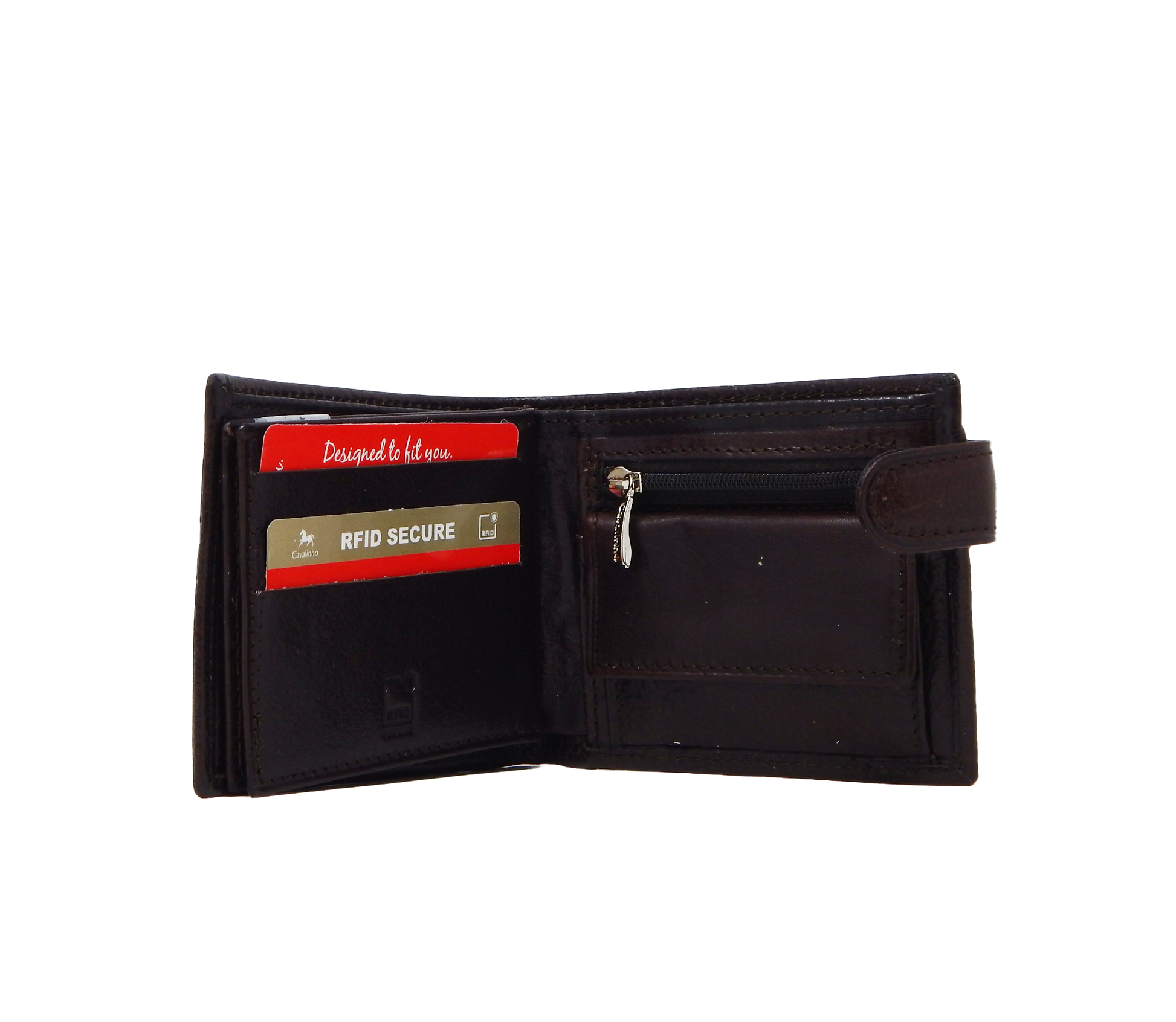 #color_ DarkBrown | Cavalinho Men's Bifold Leather Wallet - DarkBrown - 28610588.02_5