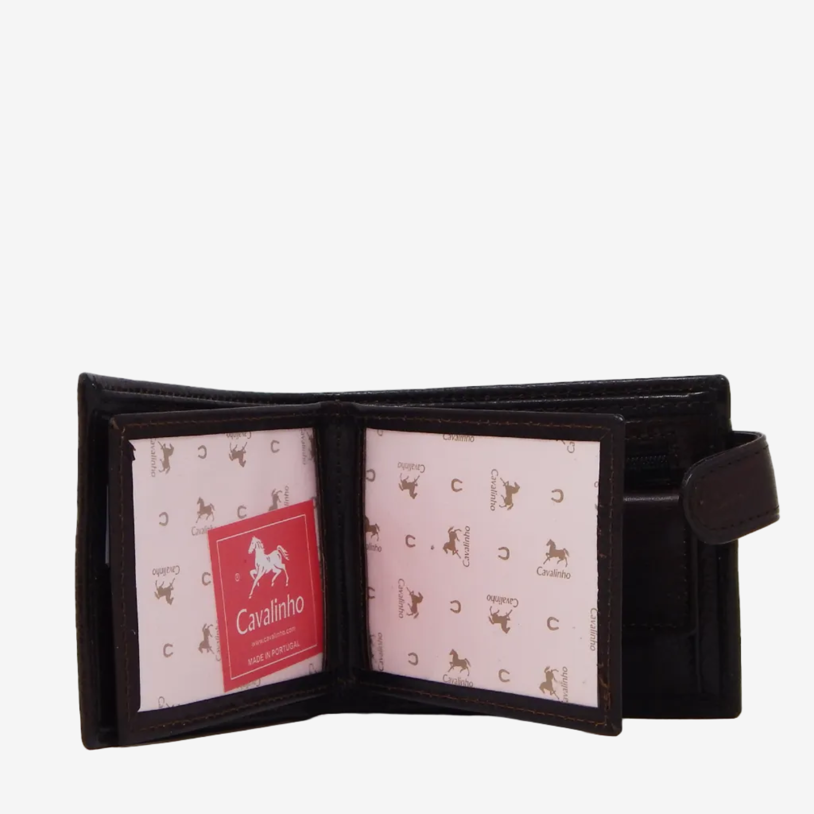 Cavalinho Men's Bifold Leather Wallet SKU 28610588.02 #color_brown, saddlebrown