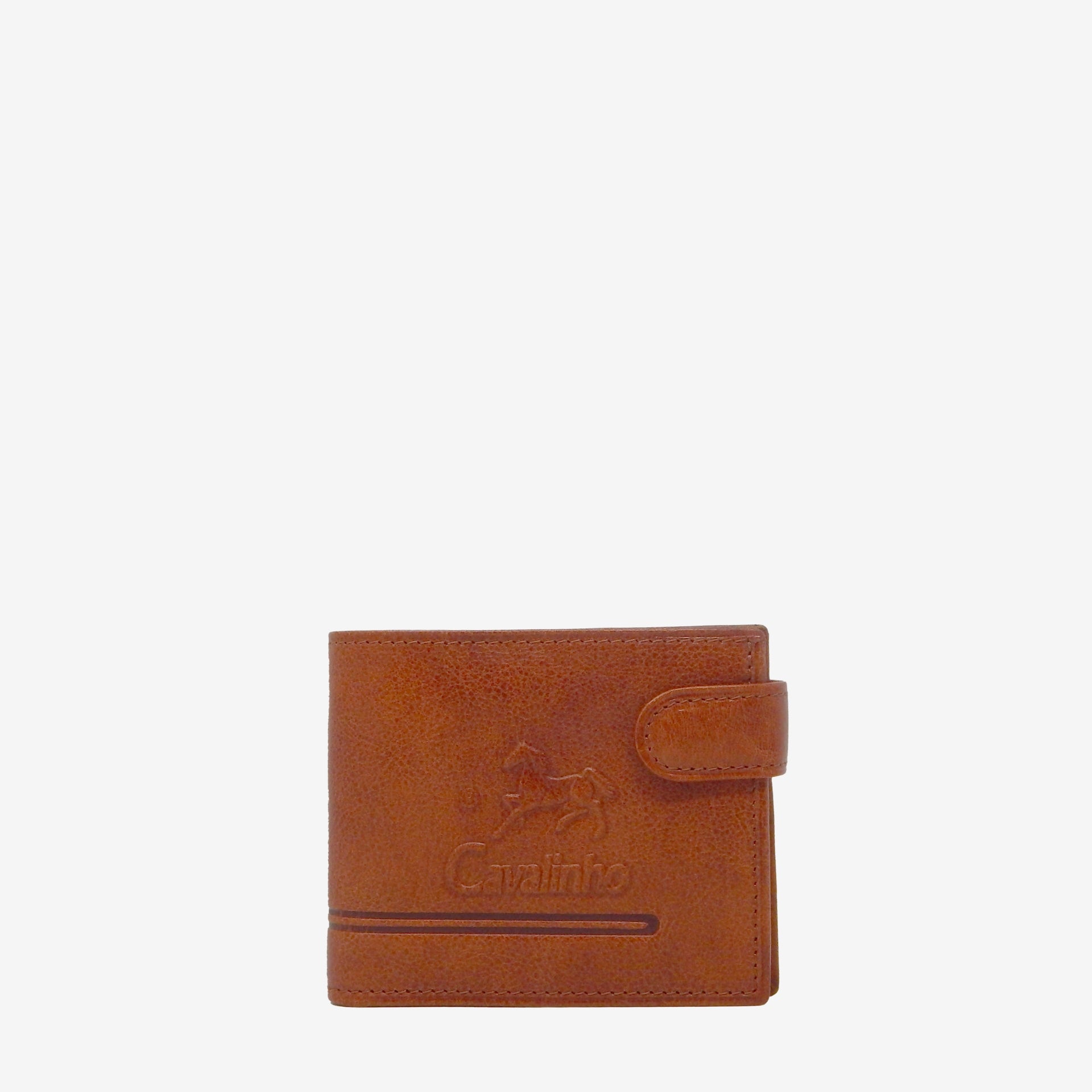 Cavalinho Men's Bifold Leather Wallet SKU 28610588.13 #color_saddlebrown