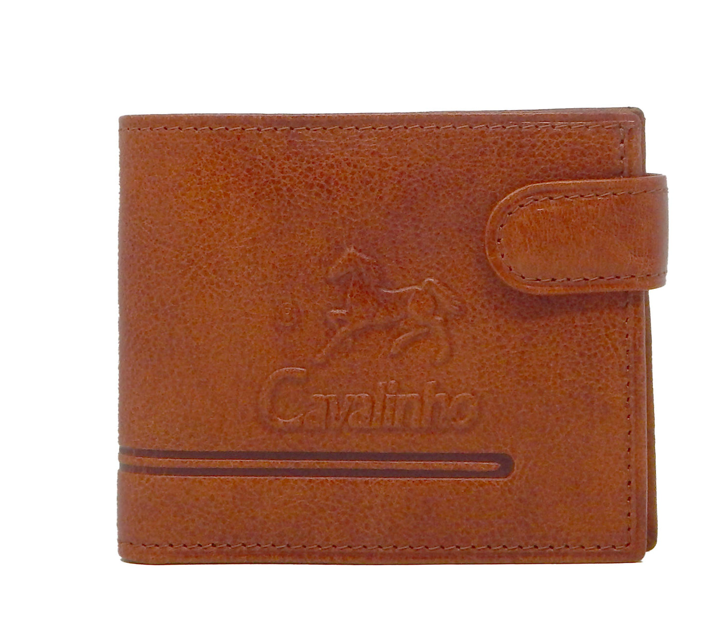 Cavalinho Men's Bifold Leather Wallet - SaddleBrown - 28610588.13.99_1
