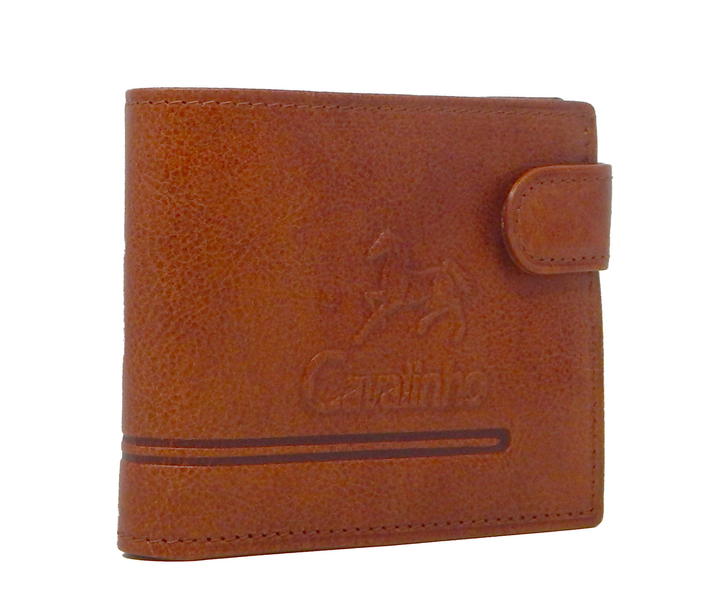 Cavalinho Men's Bifold Leather Wallet - SaddleBrown - 28610588.13.99_2