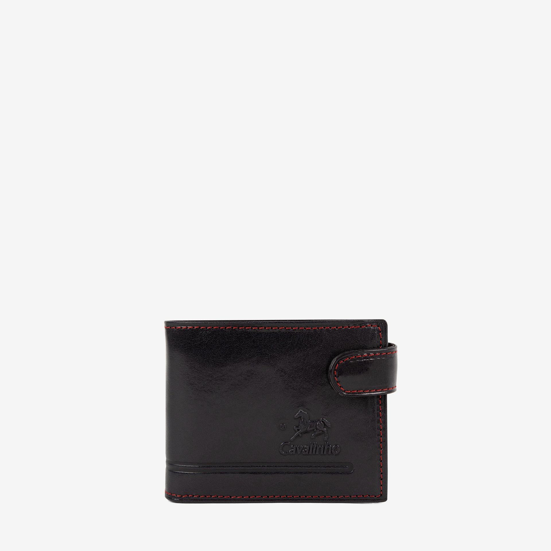 Cavalinho Bifold Leather Men's Navy Wallet SKU 28610588.45 #color_navy / red