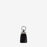 Cavalinho Gentleman Black Leather Keychain for Men with Silver Ring SKU 28610589.01 #color_black