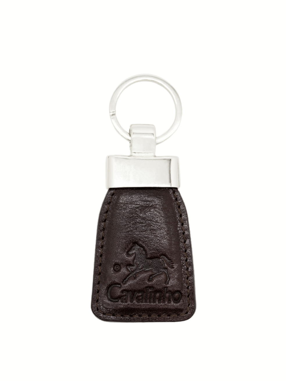 Cavalinho Gentleman Leather Keychain SKU 28610589.02 #color_brown