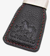 Cavalinho El Estribo Leather Keychain SKU 28620589.30 #color_black / red