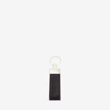 Cavalinho El Estribo Black Leather Keychain SKU 28620591.30 #color_black / red