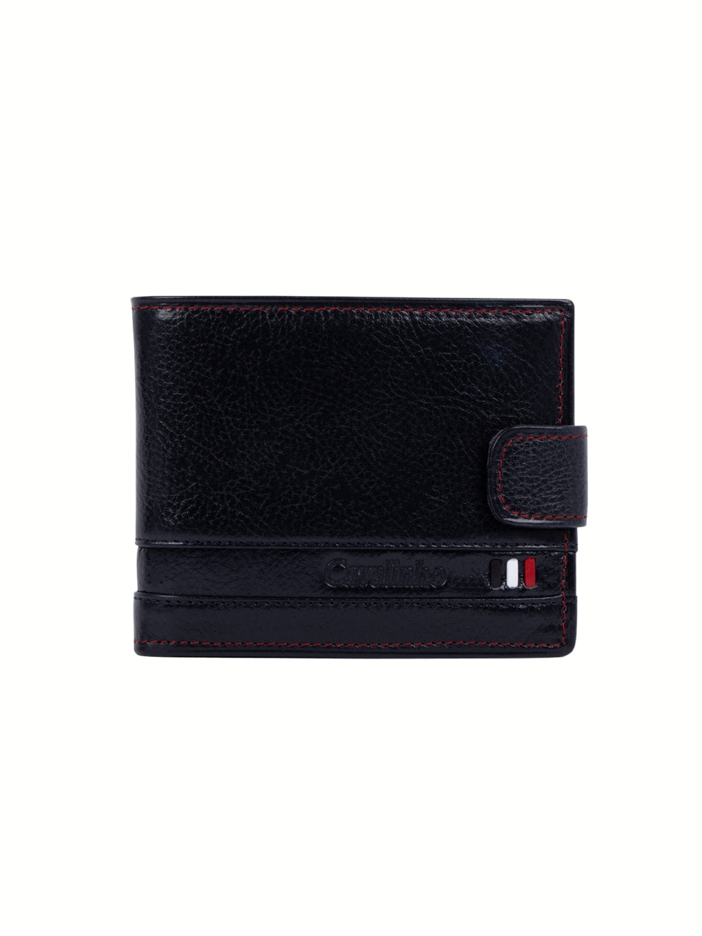 Cavalinho Di Cavallo Trifold Leather Wallet SKU 28660503.03 #color_navy