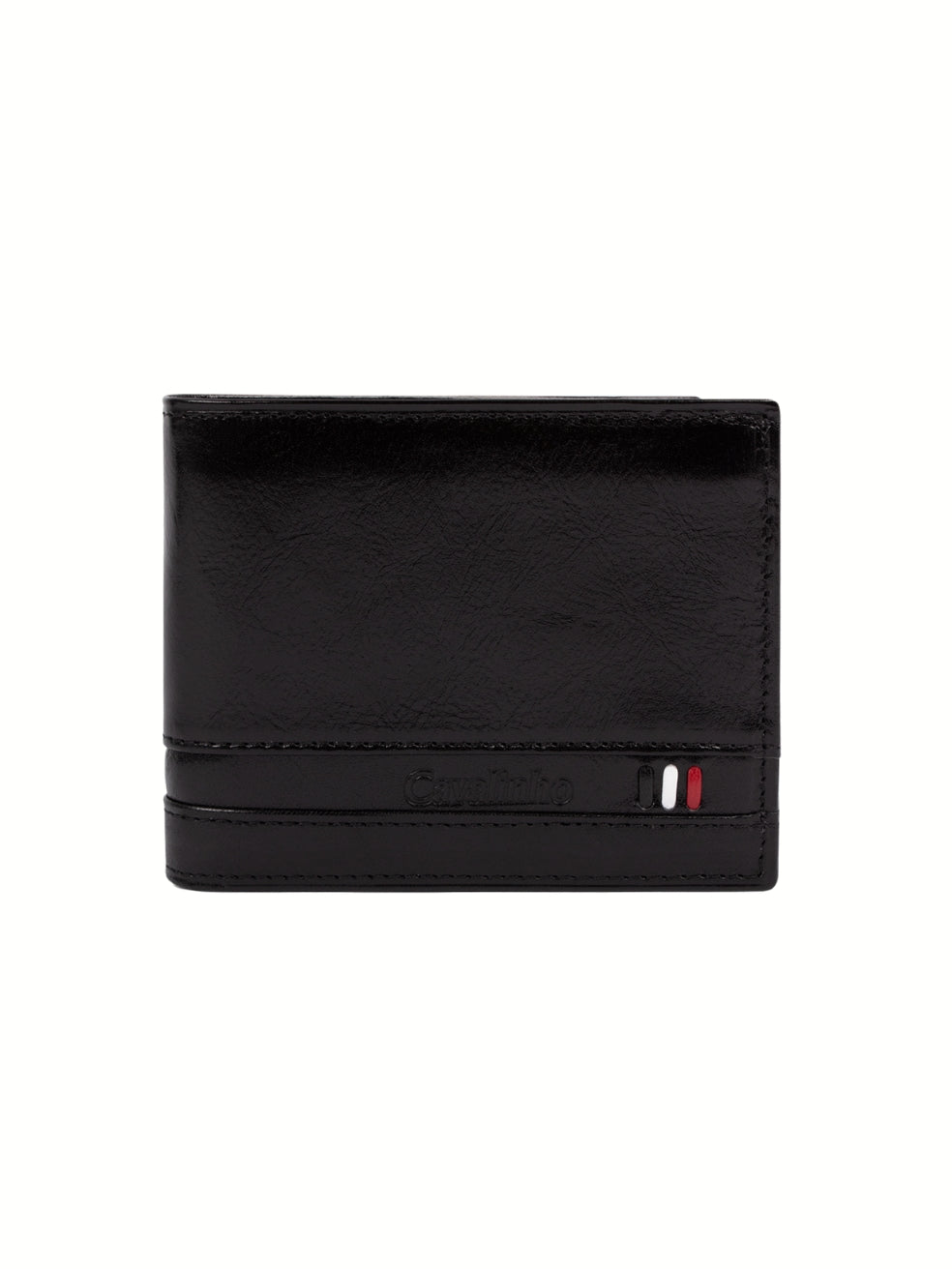 Cavalinho Di Cavallo Trifold Leather Wallet SKU 28660507.01 #color_black